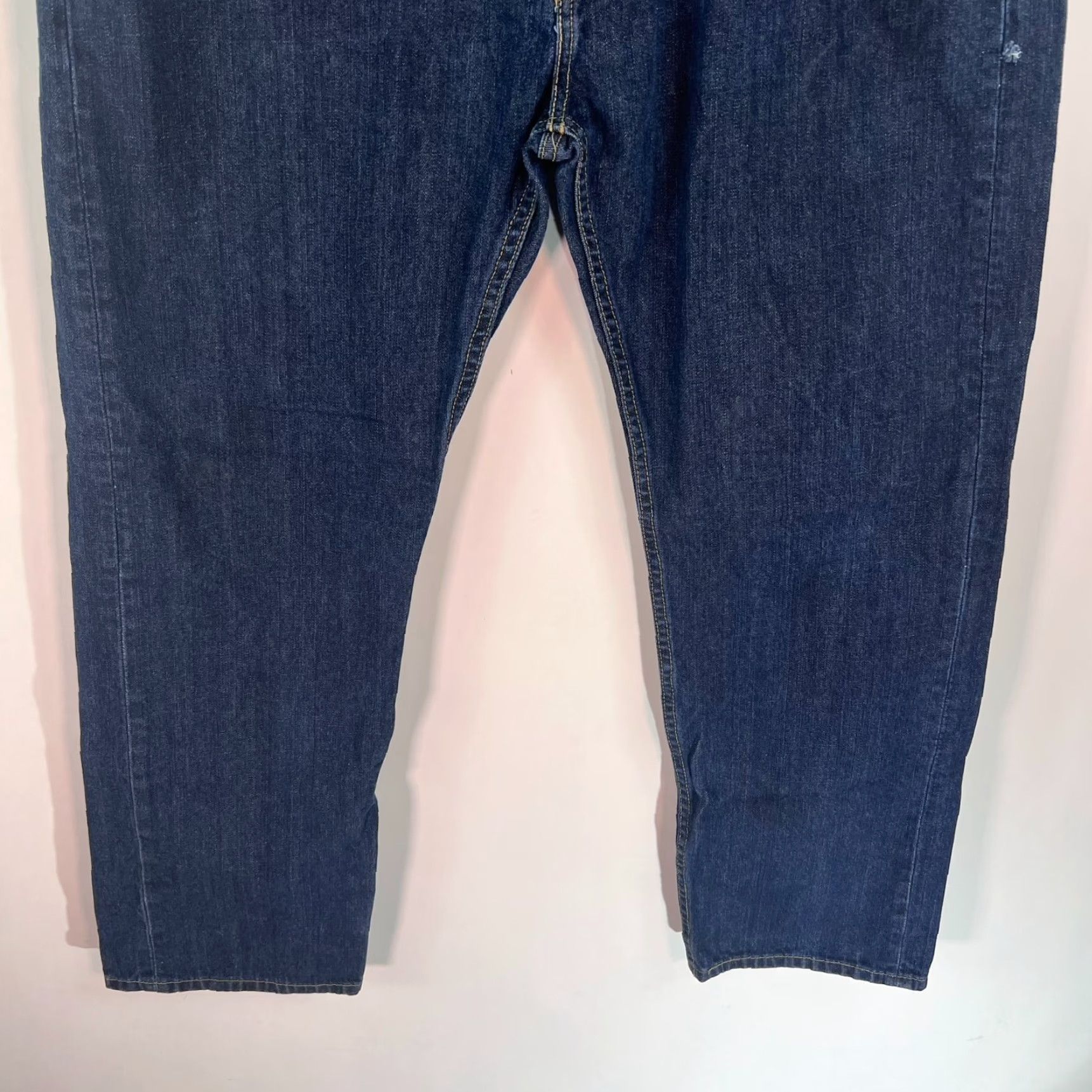 Levi's Levi's 505 Jeans Mens Size 40 Blue Straight Regular Fit Workwear 40 X 32 Size US 40 / EU 56 - 4 Thumbnail