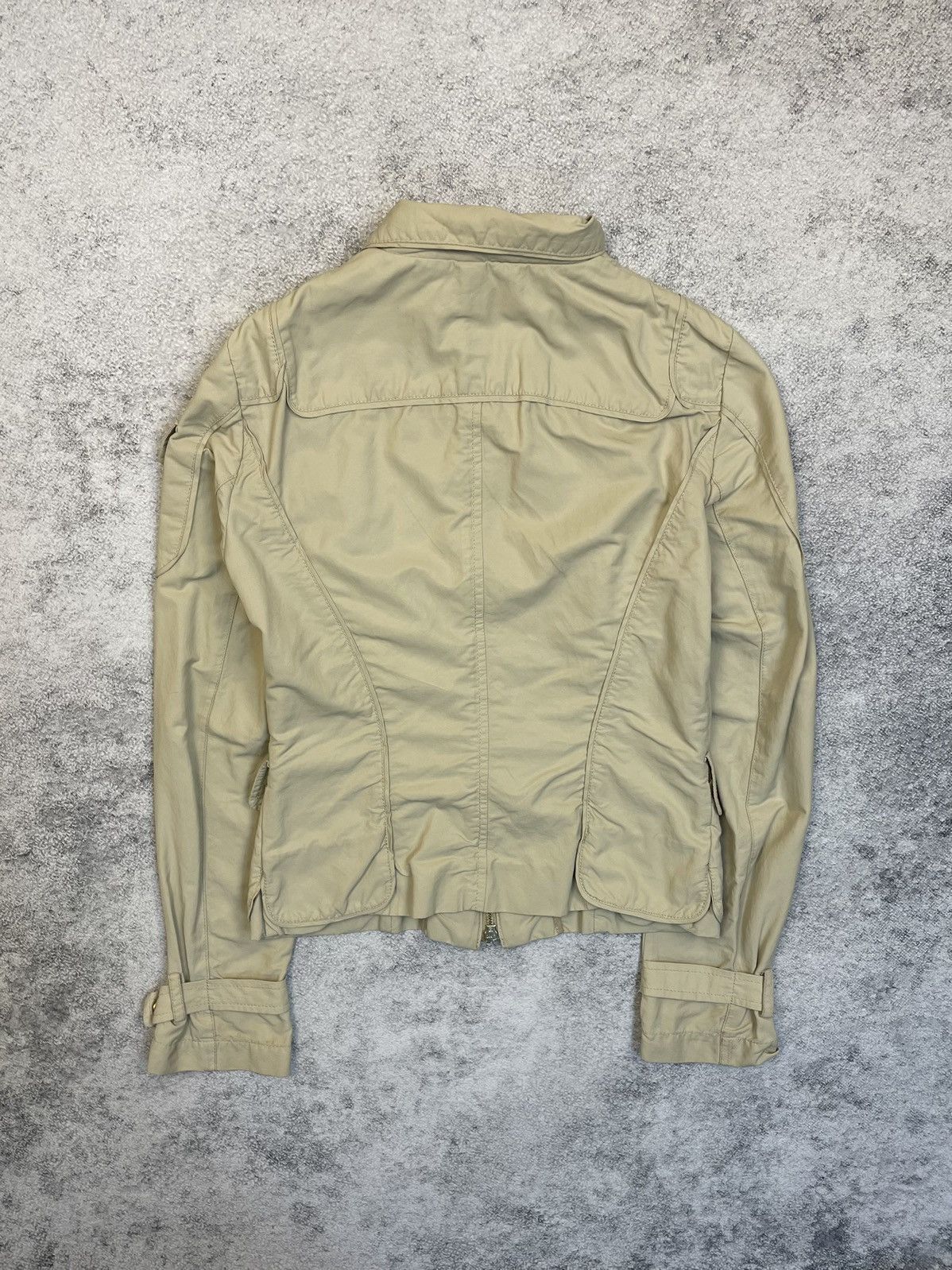 Moncler Vintage Women's Moncler Lightweight Jacket Beige Size S / US 4 / IT 40 - 6 Thumbnail