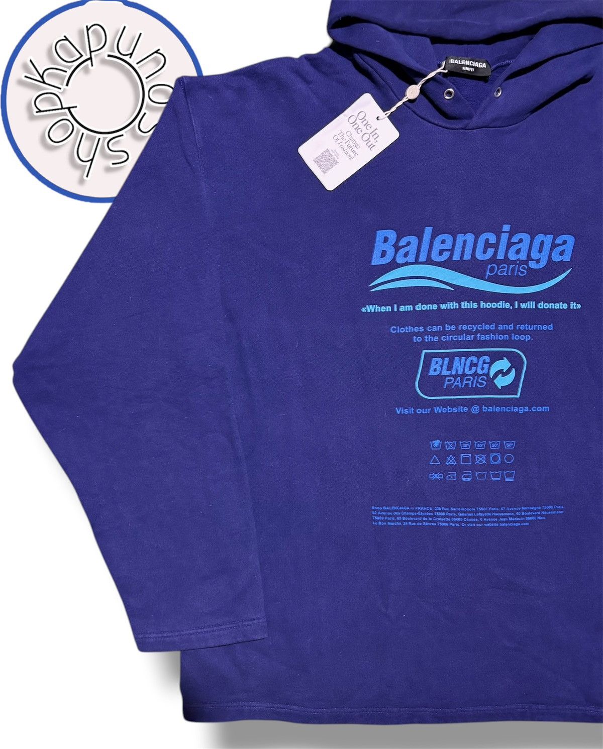 Balenciaga Balenciaga Hoodie Size US M / EU 48-50 / 2 - 2 Thumbnail
