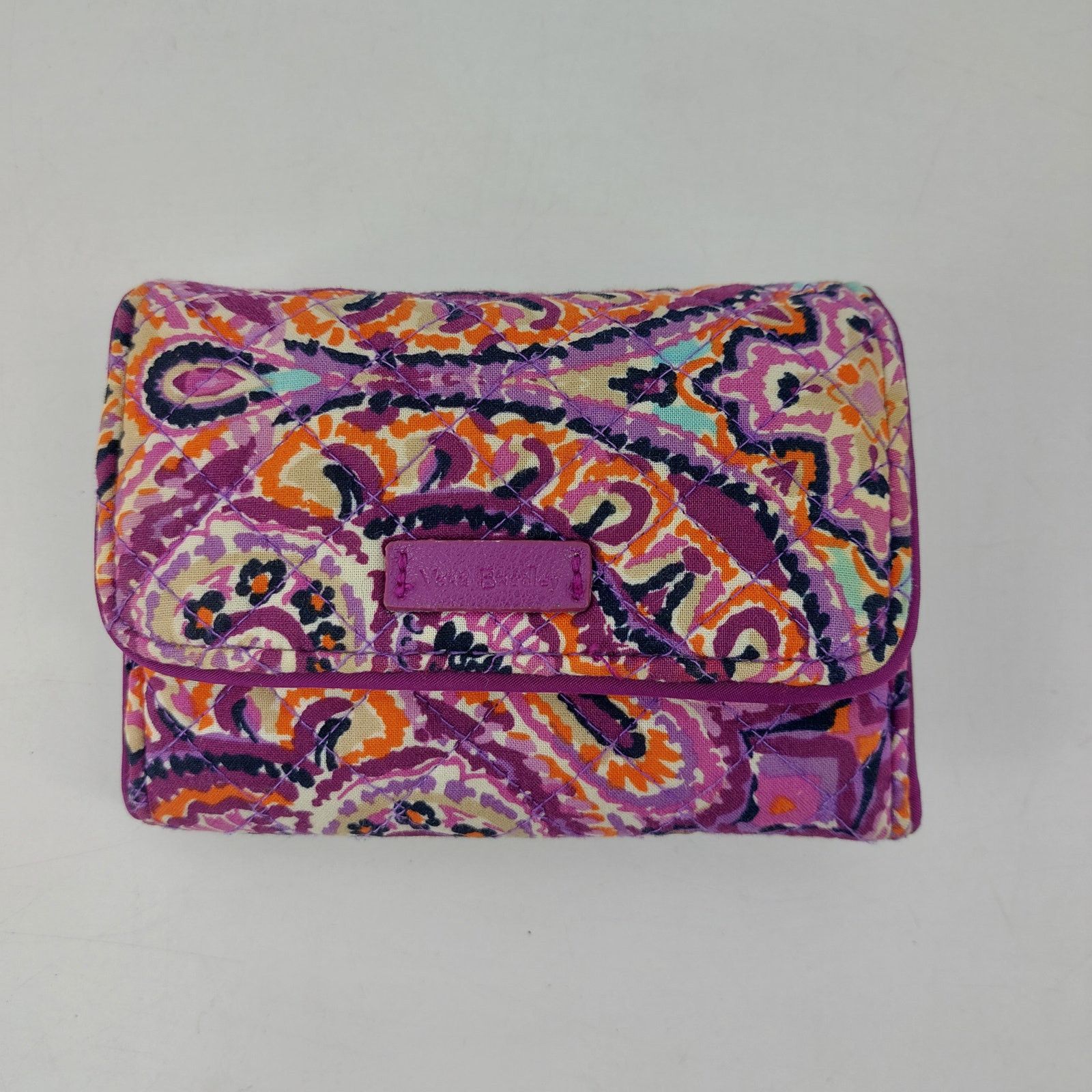 Vera Bradley Vera Bradley Purple RFID Riley Compact Wallet Trifold Casual Size ONE SIZE - 1 Thumbnail