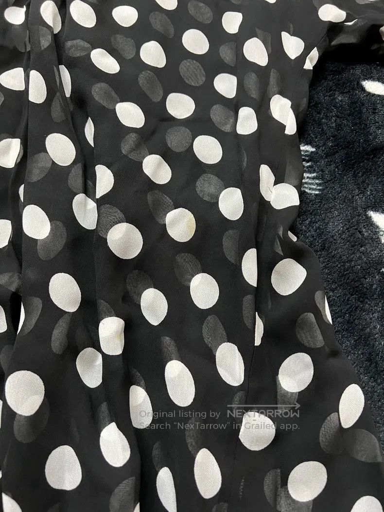 Junya Watanabe Junya Watanabe Double-layer pearl collar polka dot dress Size S / US 4 / IT 40 - 3 Thumbnail