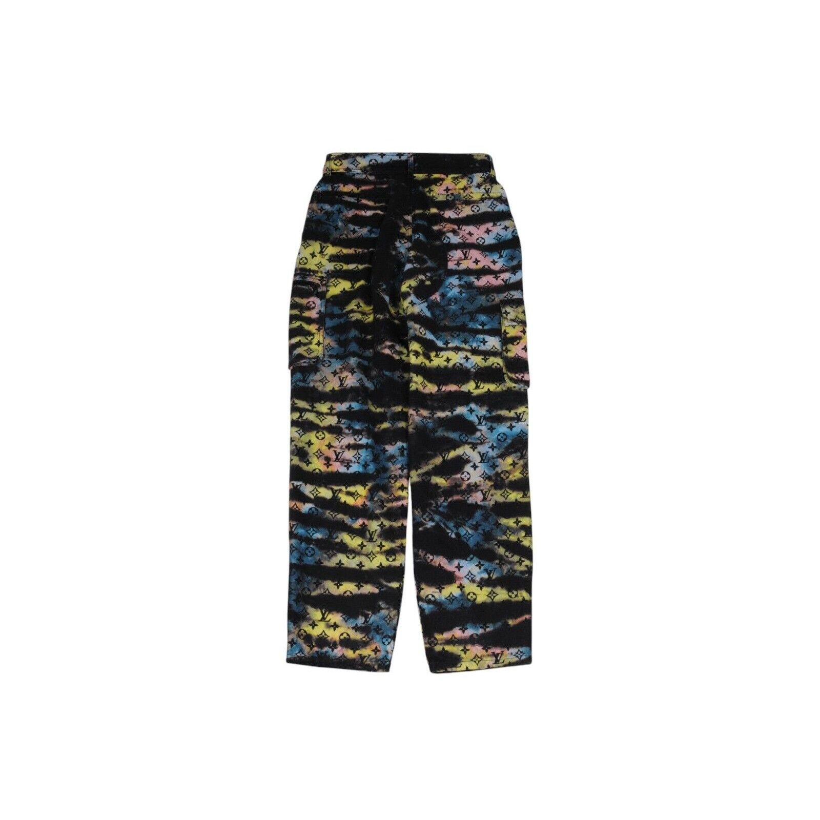 Louis Vuitton Tie Dye Cargo Monogram Cargo Pants Size US 30 / EU 46 - 2 Thumbnail
