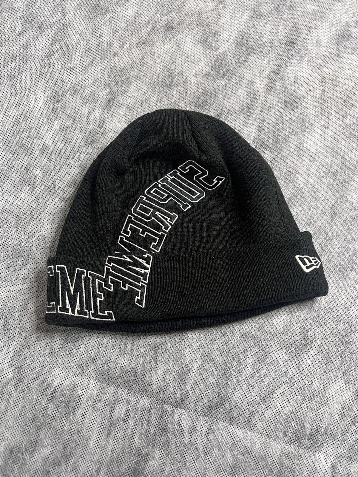 New Era × Supreme Supreme x New Era Multi Arc Beanie Hat Black Size ONE SIZE - 4 Thumbnail