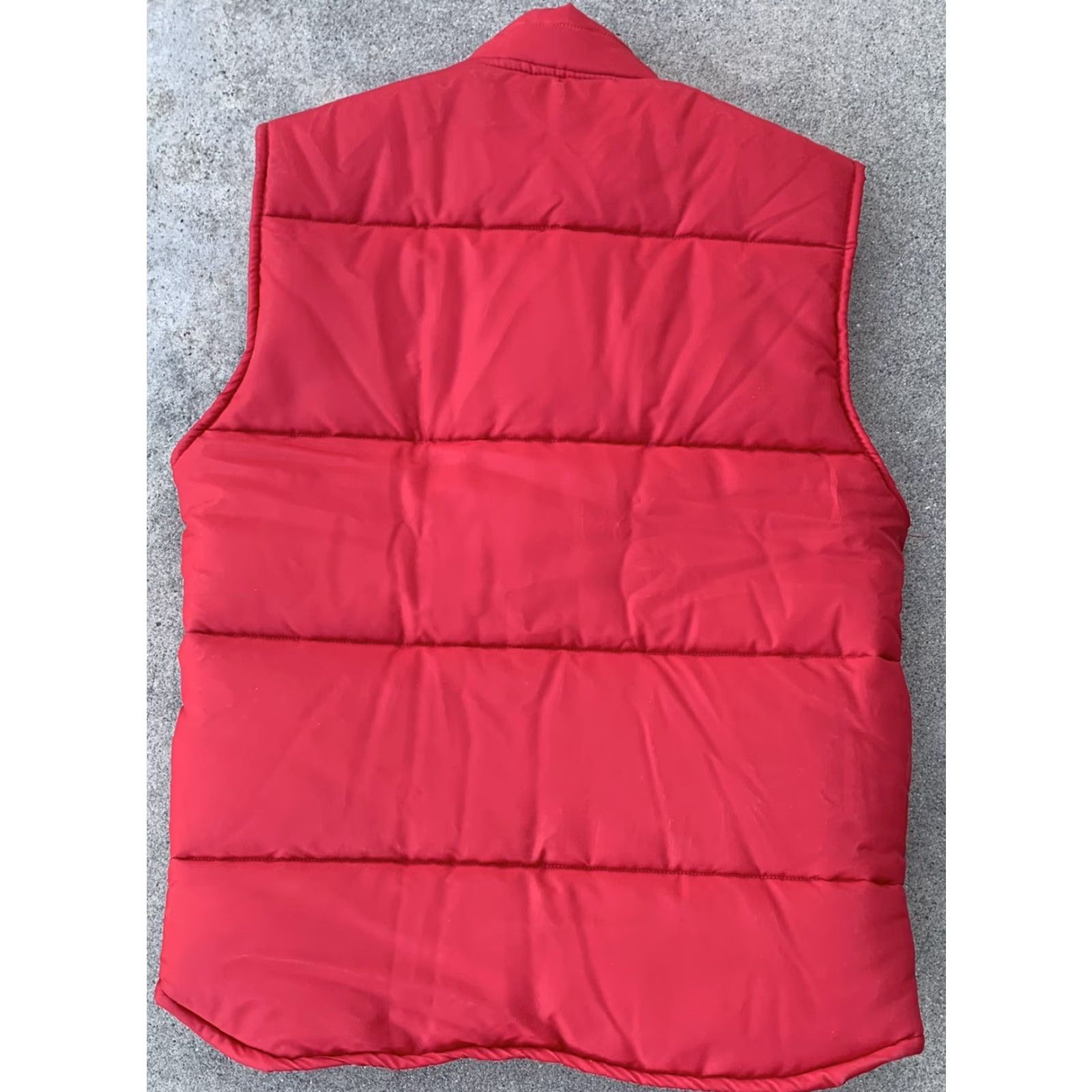Vintage Vtg Washington Apple Embroidered Puffer Vest King Louie Union Made 70s 80s M Red Nylon Puffer Jacket Womens/Mens? Size US M / EU 48-50 / 2 - 7 Thumbnail