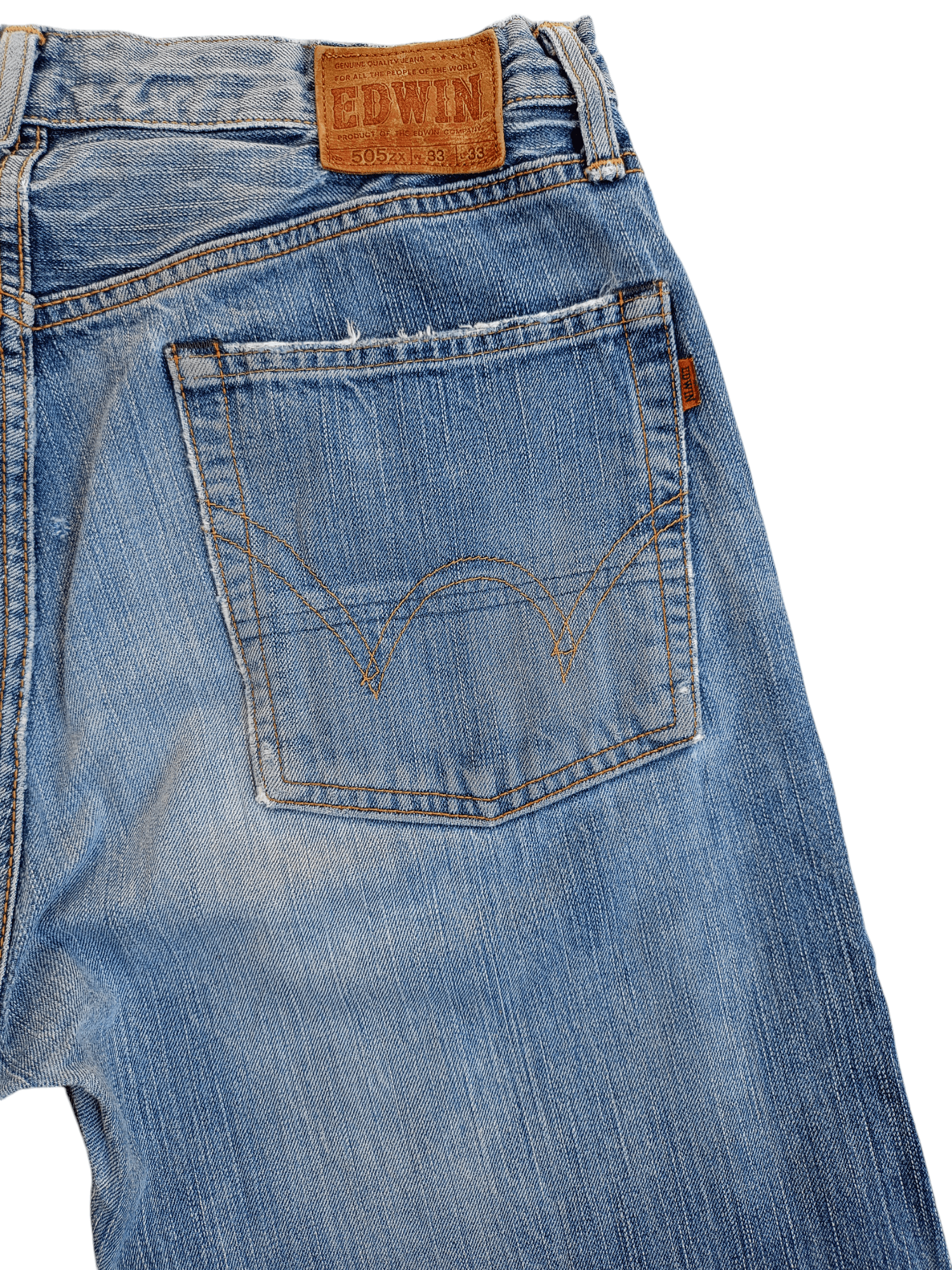 Edwin × Vintage EDWIN Selvedge Vintage Streetwear Denim Size US 33 - 21 Thumbnail