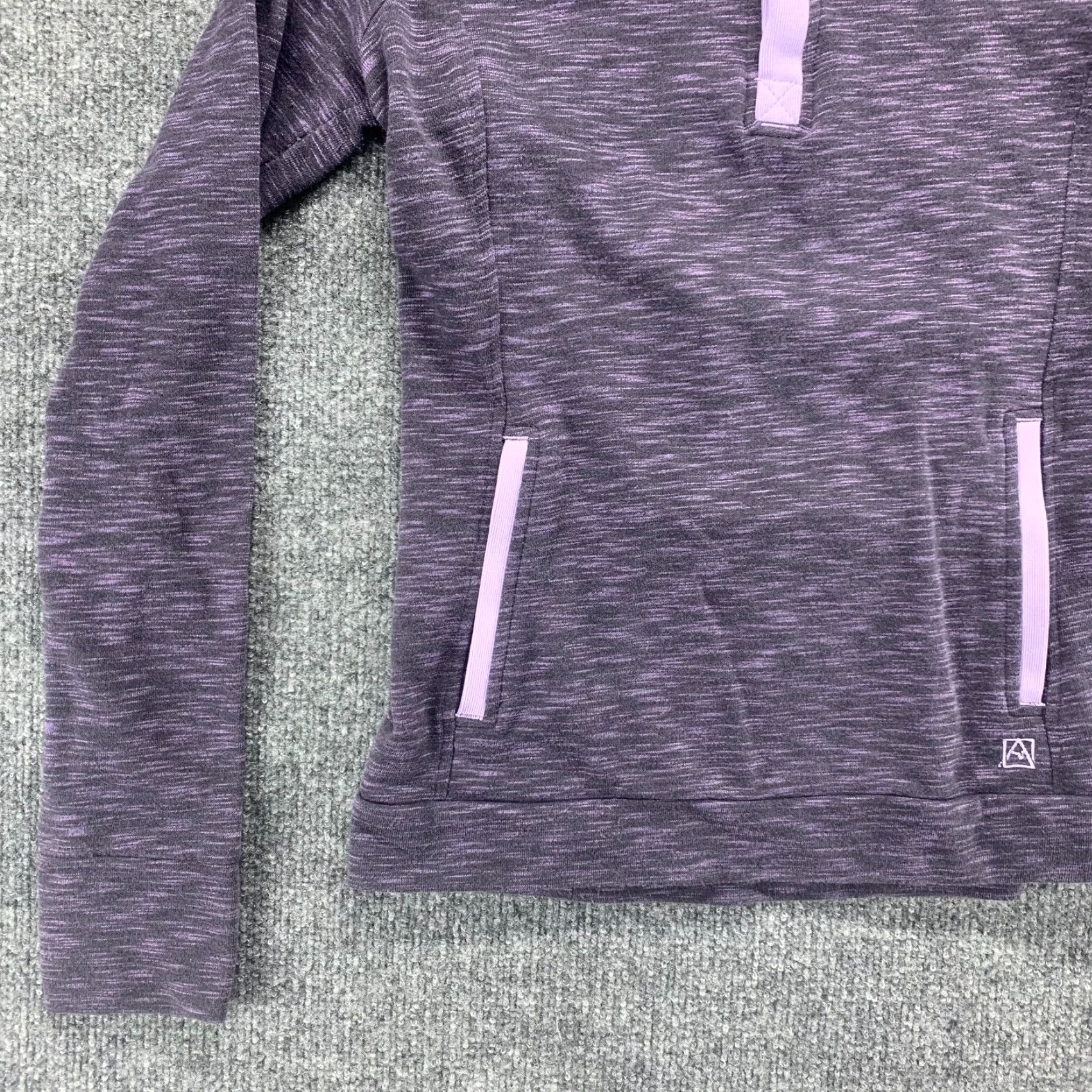 Avalanche Avalanche Sweatshirt Womens Medium Purple Loma Snap Neck Pullover Sweater Active Size M / US 6-8 / IT 42-44 - 6 Thumbnail