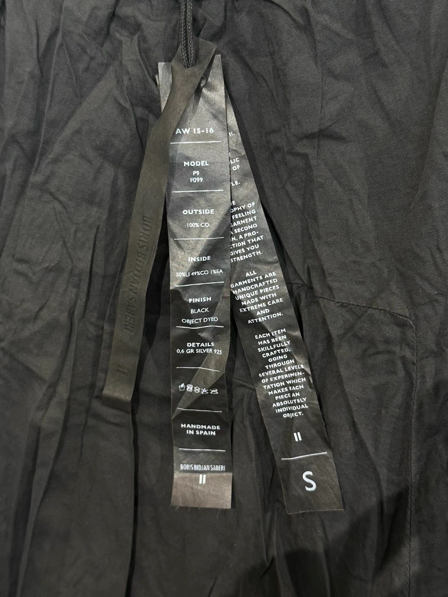 11 By Boris Bidjan Saberi Boris Bidjan Saberi 11by bbs Rivet Drawstring Sweatpants K35 Size US 31 - 8 Thumbnail