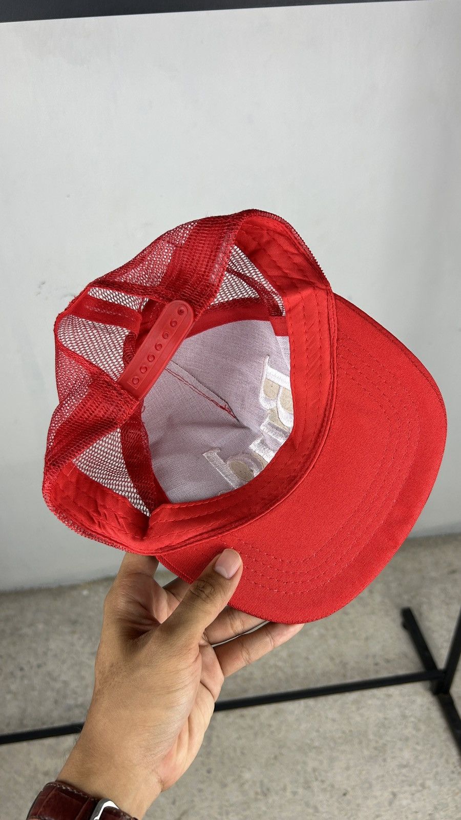 Budweiser × Vintage 1990s Budweiser Trucker Hat Size ONE SIZE - 3 Thumbnail
