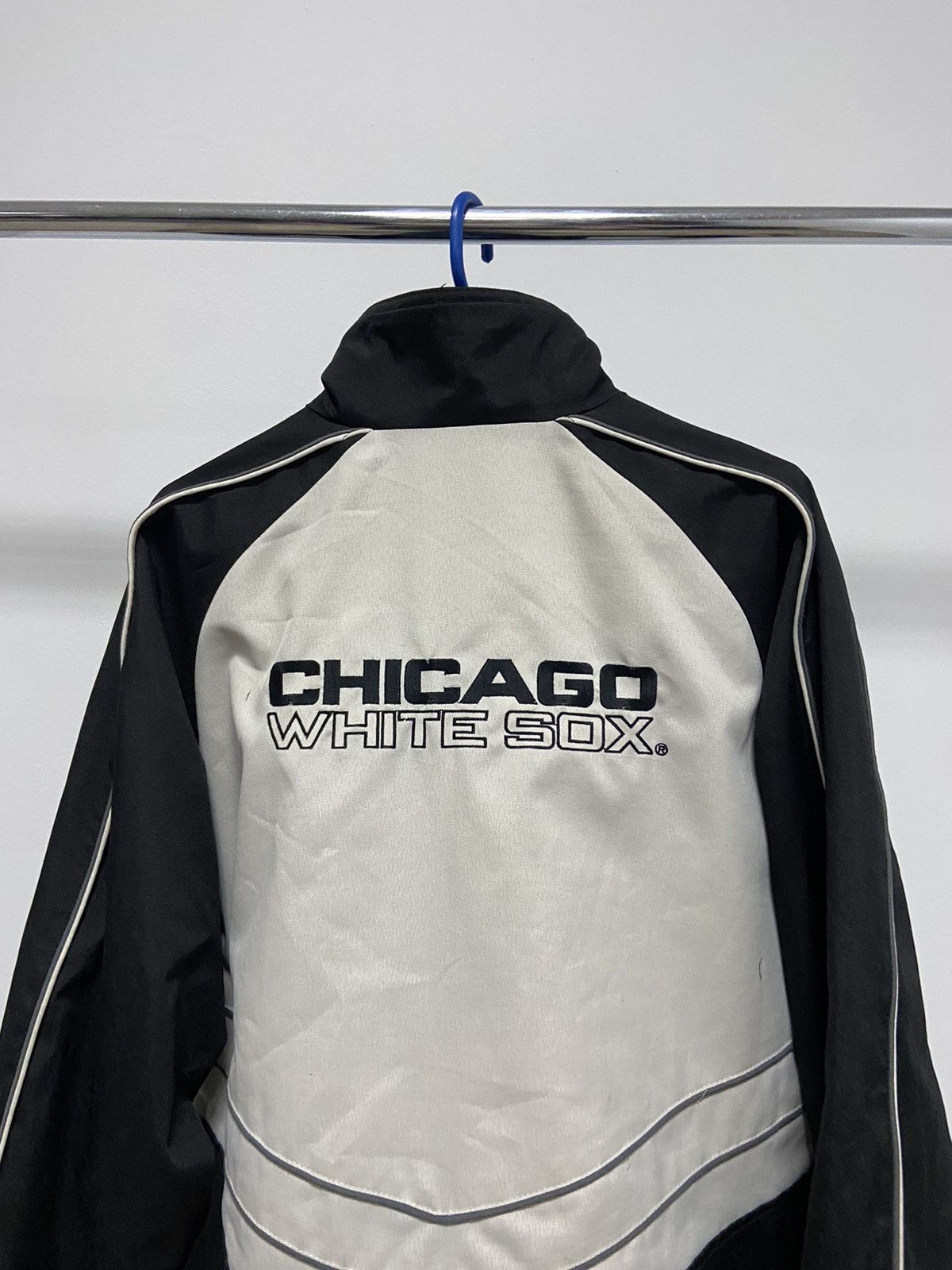 Adidas × Vintage Chicago Sox Baseball Light Jacket Stripes Vintage Big Logo Size US L / EU 52-54 / 3 - 4 Thumbnail