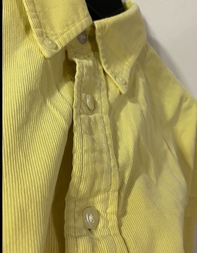 Yves Saint Laurent Corduroy YSL Shirt Velvet Yellow Size US L / EU 52-54 / 3 - 4 Thumbnail