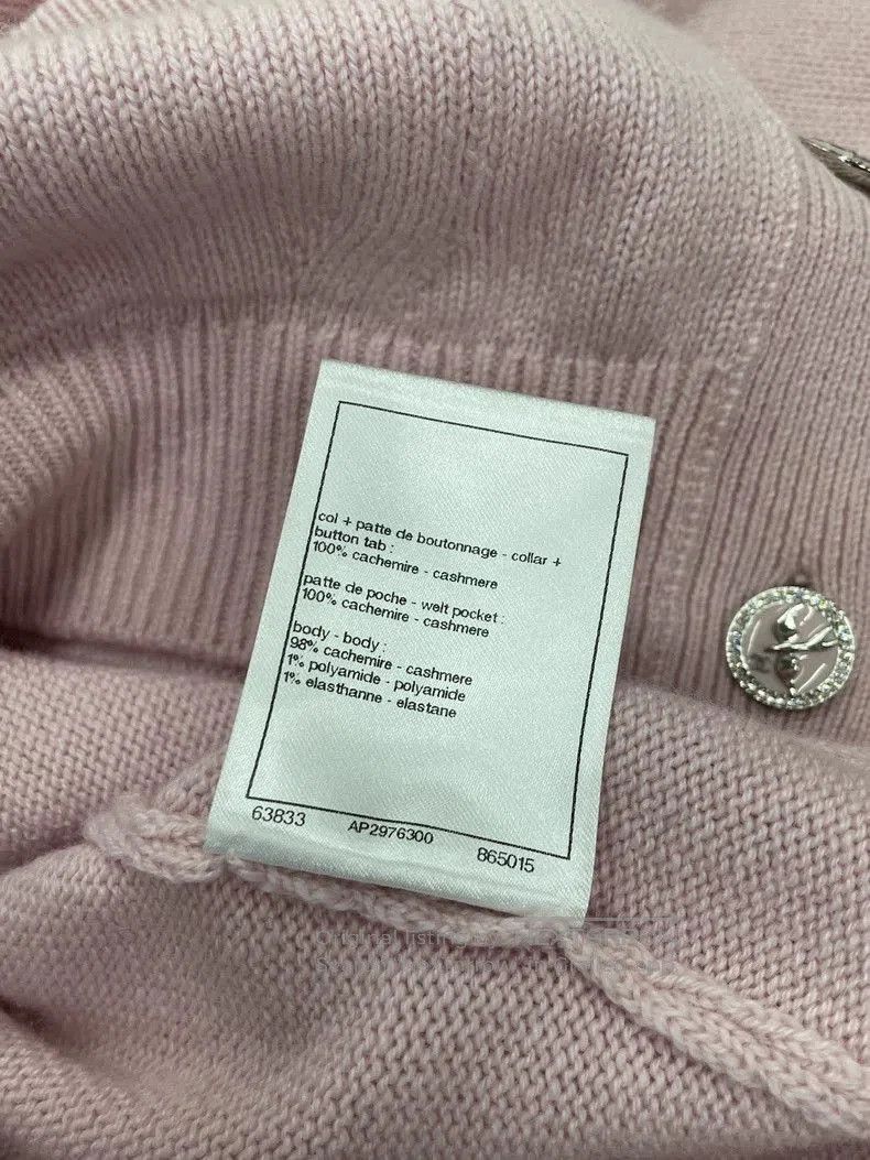 Other Chanel 25S Pink Cashmere Cardigan. Size US XS / EU 42 / 0 - 7 Thumbnail