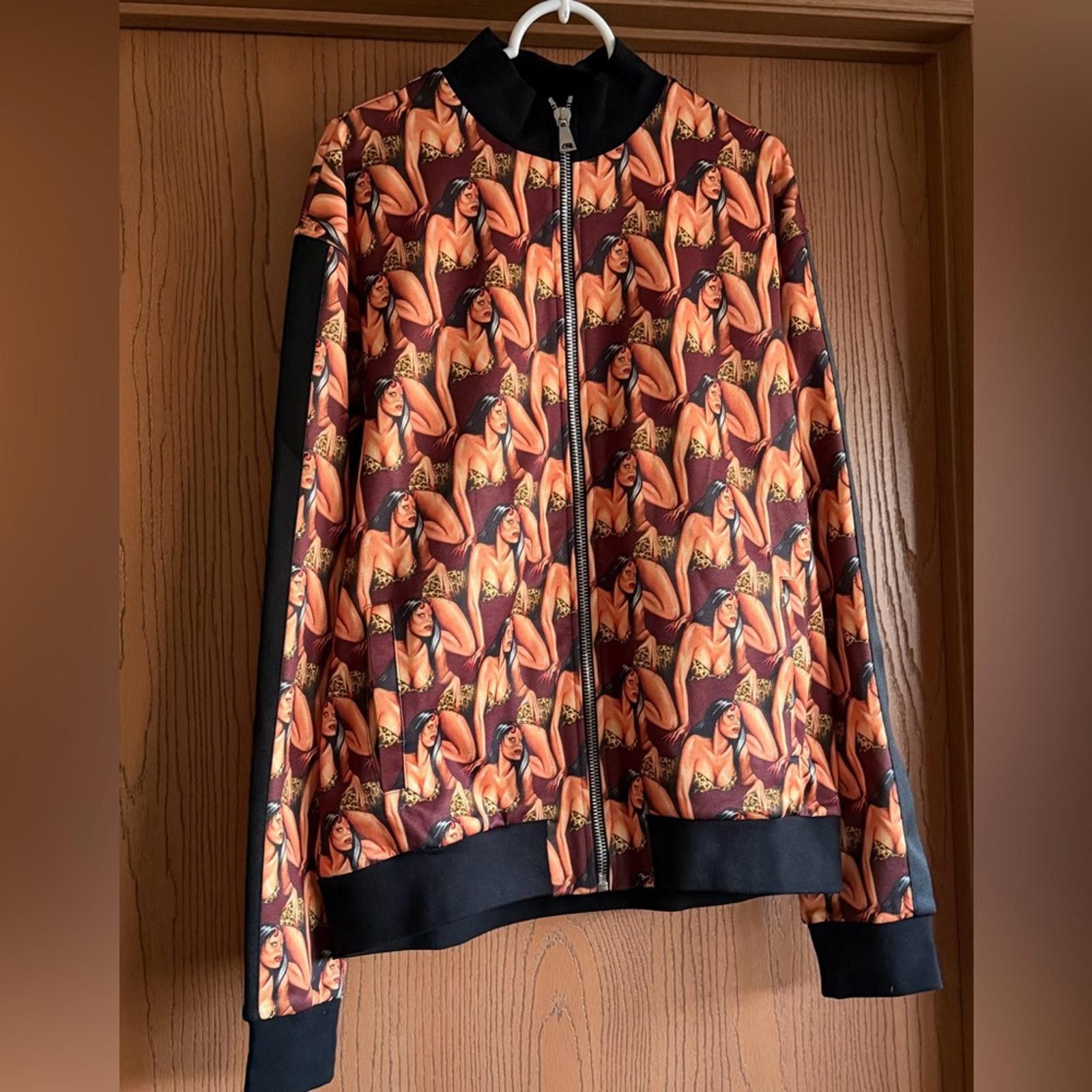 Roberto Cavalli Roberto Cavalli Bold Graphic Track Jacket - Men’s L Size US L / EU 52-54 / 3 - 1 Thumbnail