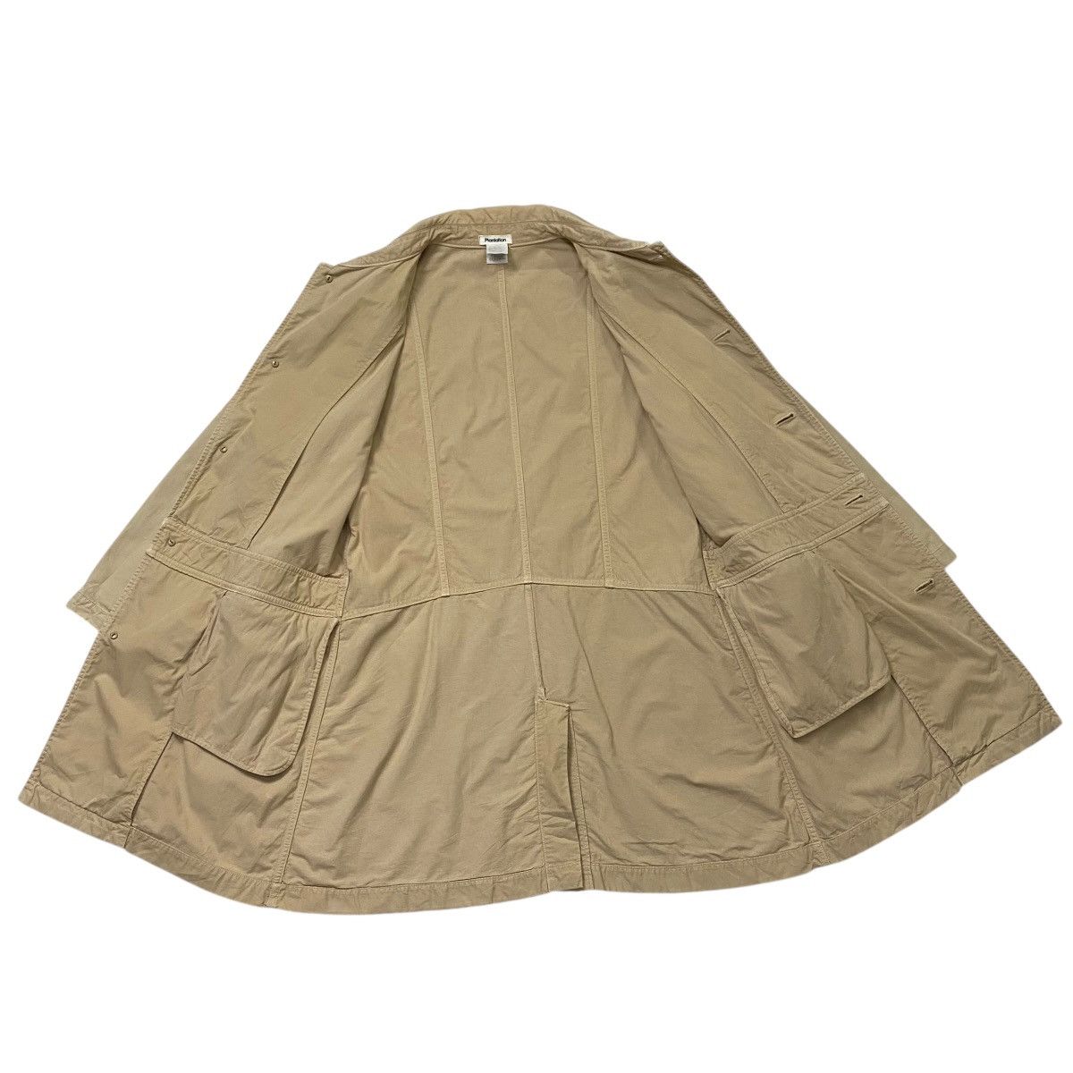 Designer × Issey Miyake × Japanese Brand Plantation by issey miyake trench coat stand collar Size US M / EU 48-50 / 2 - 5 Thumbnail