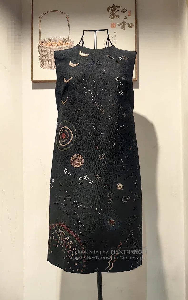 Valentino Valentino Starry sky wool silk vest dress Size S / US 4 / IT 40 - 1 Thumbnail