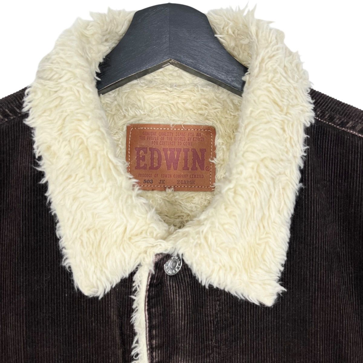 Edwin Edwin Corduroy Sherpa Jacket Wrange Coat Size US M / EU 48-50 / 2 - 5 Thumbnail