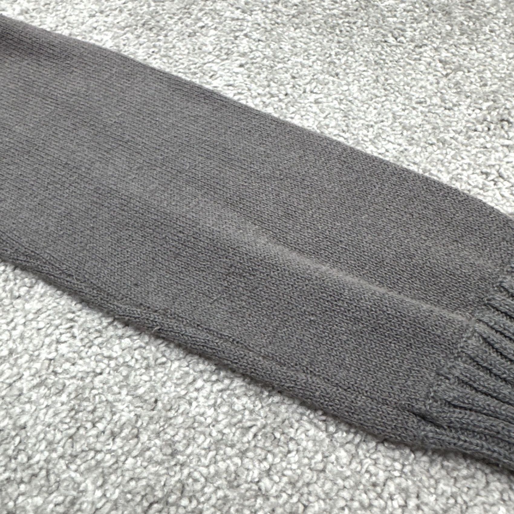 Bcbgmaxazria BCBGMAXAZRIA Sweater Dress Womens Small Dark Gray Cowl Neck Knee Length Knit Size S / US 4 / IT 40 - 5 Thumbnail