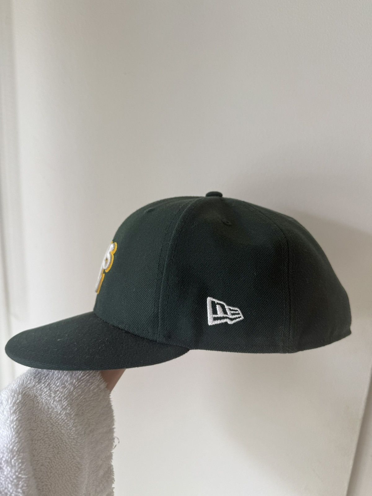 New Era Oakland A’s Fitted Hat Forrest Green Size ONE SIZE - 6 Thumbnail