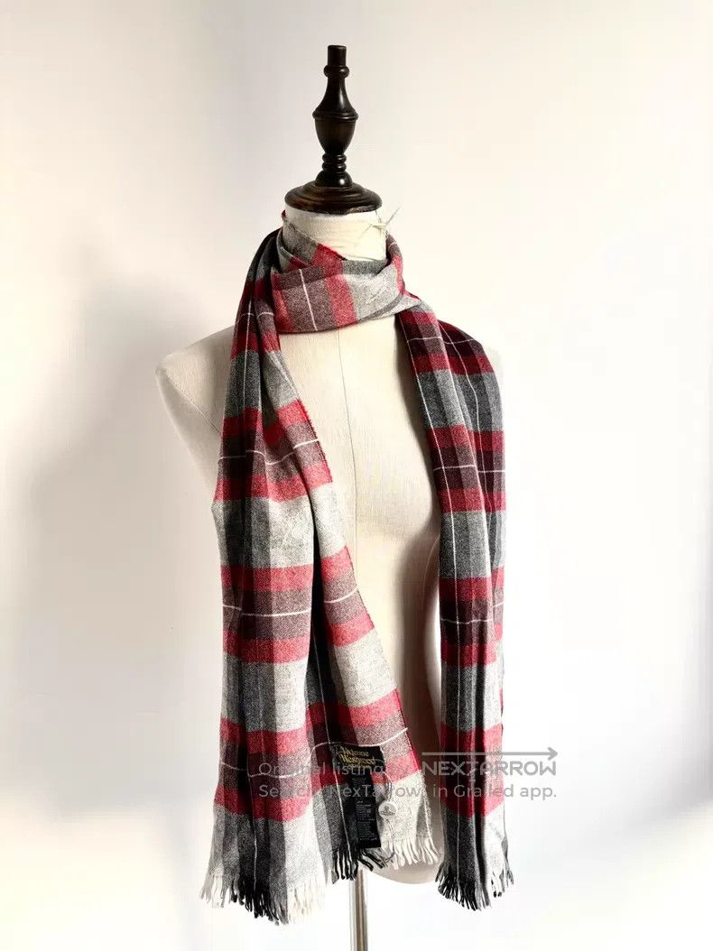 Vivienne Westwood Vivienne Westwood Vintage Red and Gray Full Print Saturn S Size ONE SIZE - 2 Thumbnail