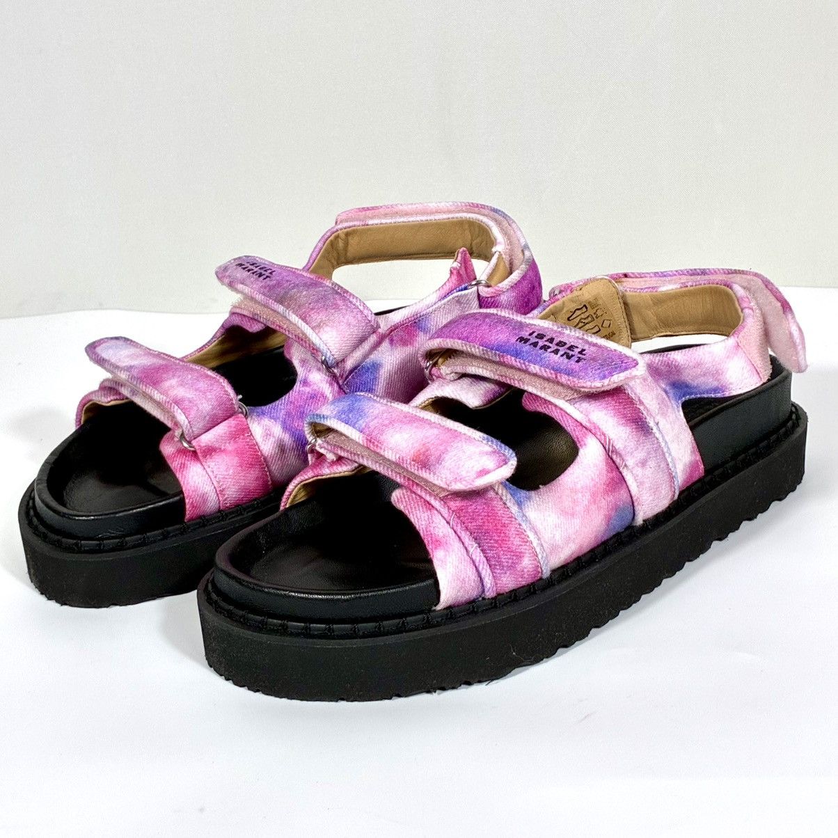 Isabel Marant Isabel Marant Madee Platform Sandal Mulberry Tie Dye 41 10 Size US 10 / IT 40 - 18 Thumbnail