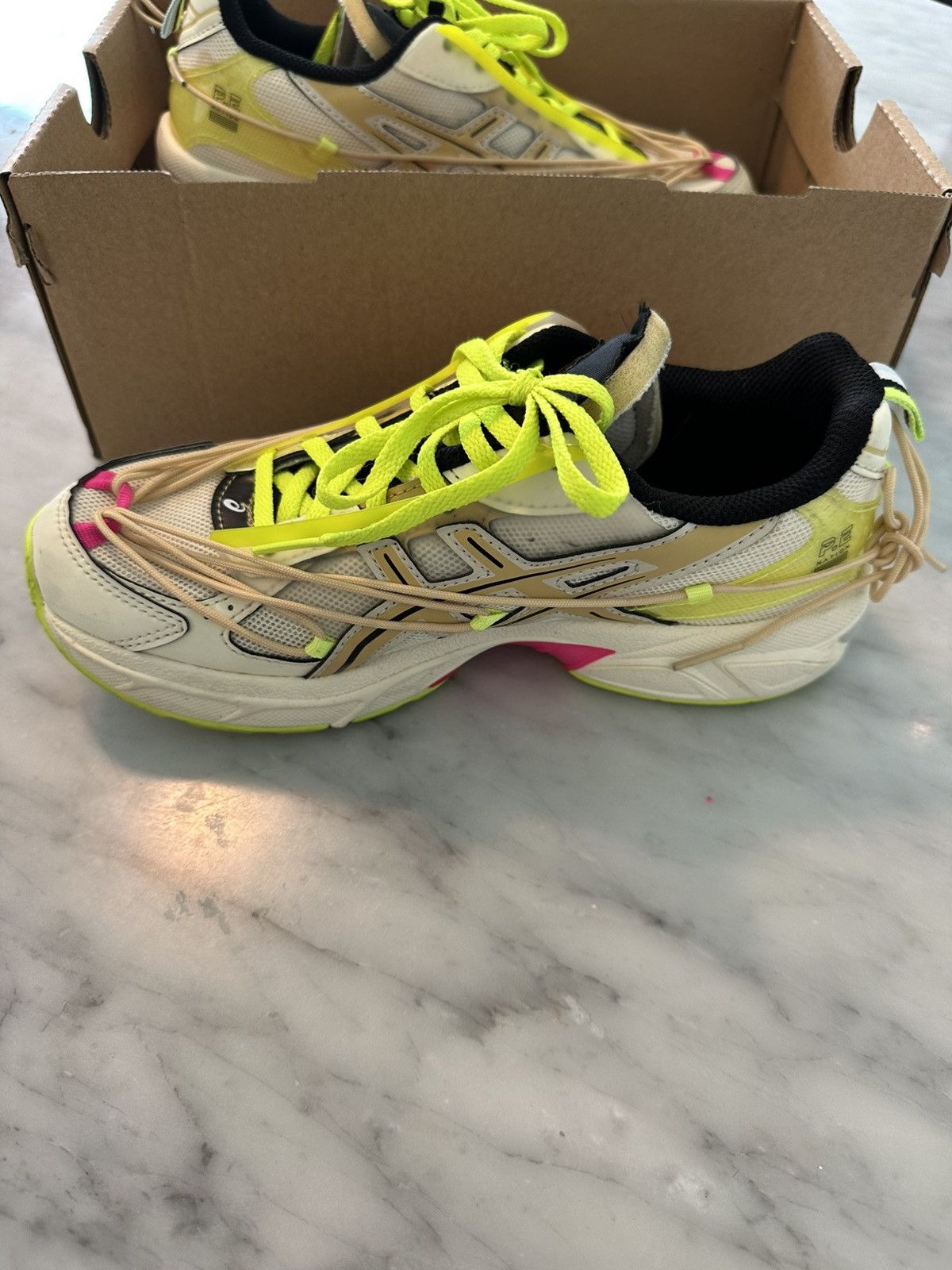 Asics ASICS P.E Nation Gel 1130 Cream/Paper bag Size US 4.5 / IT 34.5 - 1 Thumbnail