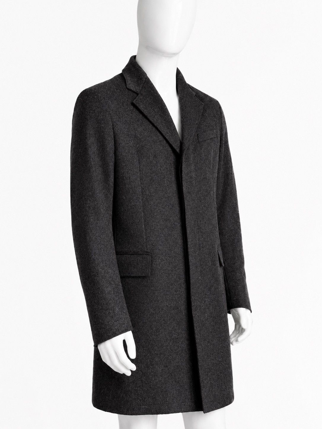 Prada Prada Mens Luxury Rare Wool Coat Trench Jacket Size US M / EU 48-50 / 2 - 3 Thumbnail