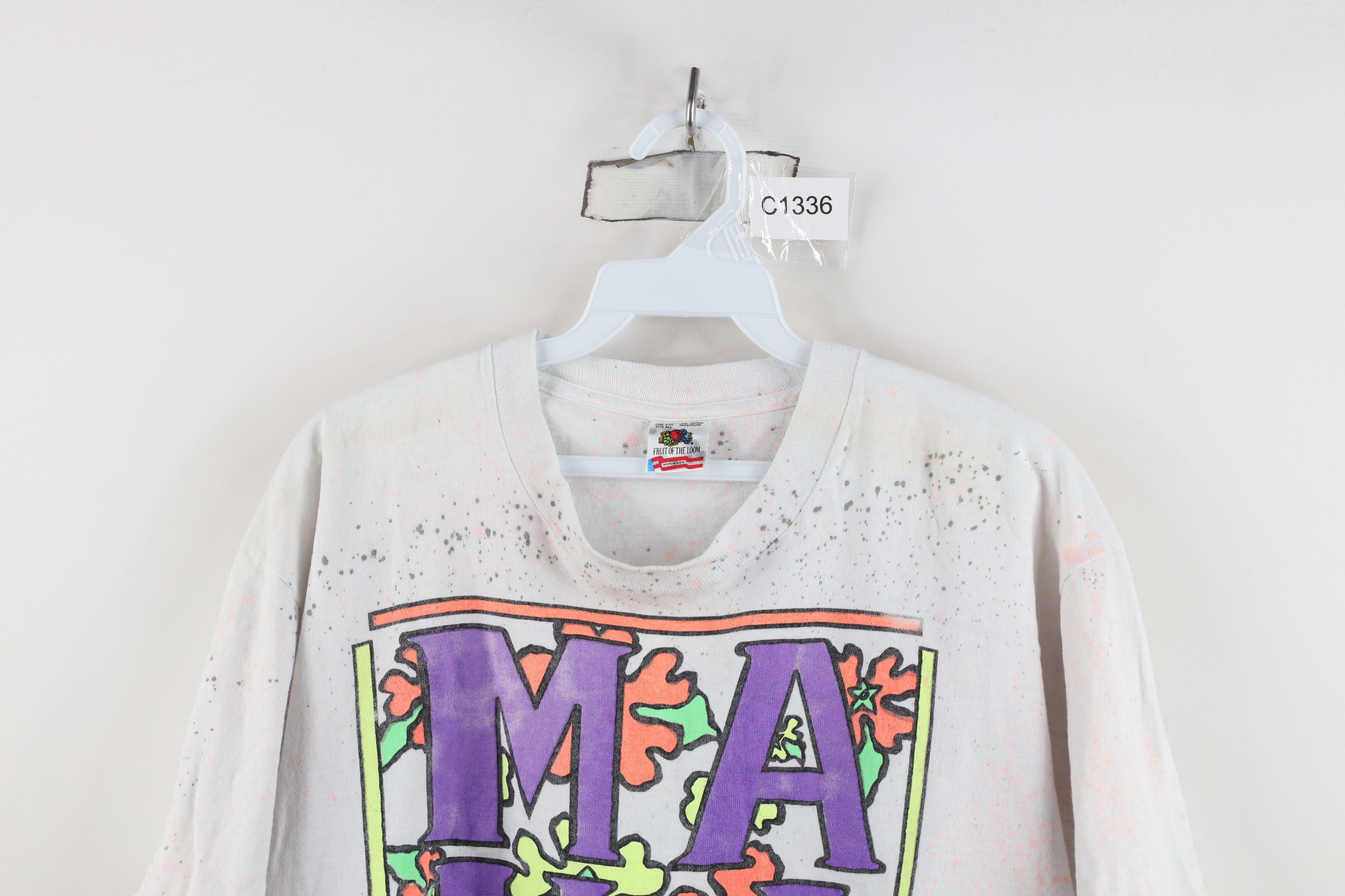Vintage Vintage 90s Streetwear Maui Hawaii Surfing T-Shirt USA Size ONE SIZE - 2 Thumbnail