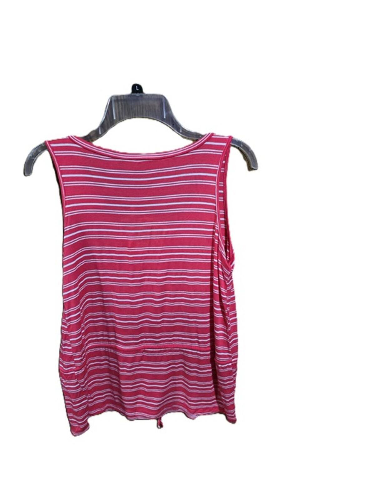 Other Olivia Moon Orange & White Sleeveless Top Size M / US 6-8 / IT 42-44 - 2 Thumbnail