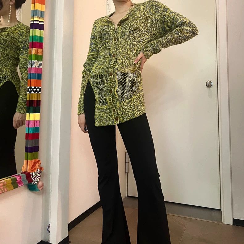 Vivienne Westwood Vivienne Westwood size2 Green knitted sweater Size M / US 6-8 / IT 42-44 - 3 Thumbnail