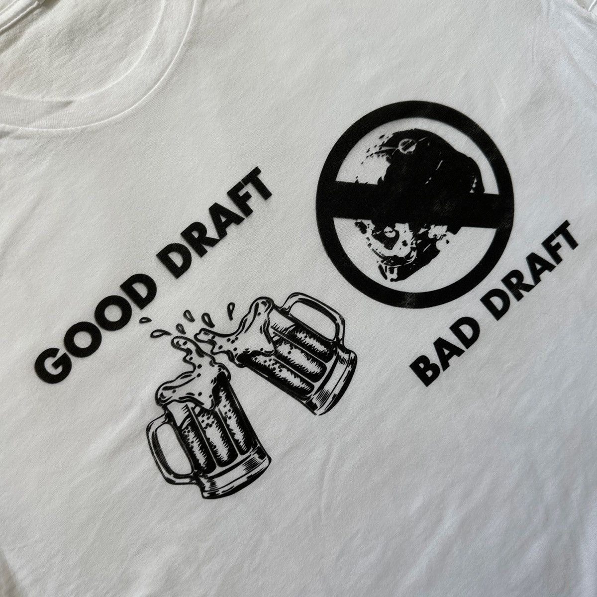 Vintage VTG Vintage military anti war drinking beer party slogan tee Size US L / EU 52-54 / 3 - 1 Thumbnail