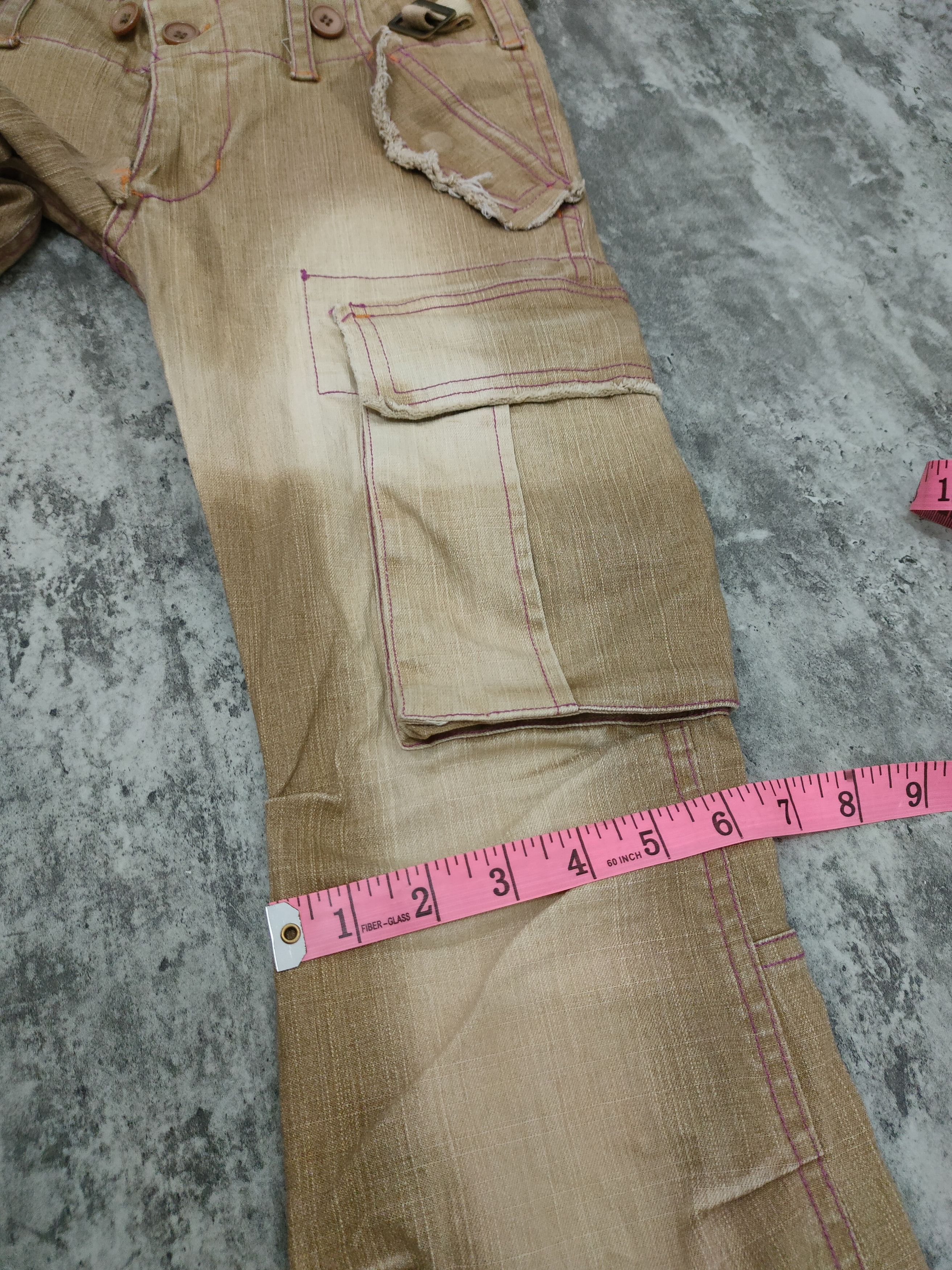 If Six Was Nine × Japanese Brand × Le Grande Bleu (L.G.B.) Delyle Cargo flare pans Size 29" - 17 Thumbnail