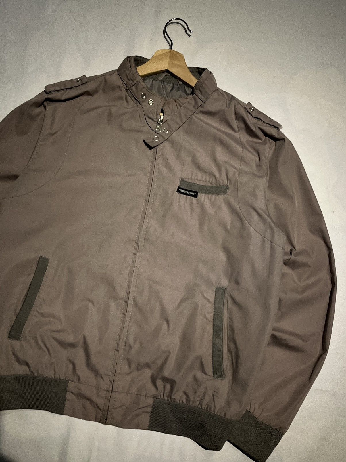 Members Only × Vintage Members Only Vintage 90s Europe Craft Bomber Jacket zip up Size US L / EU 52-54 / 3 - 5 Thumbnail