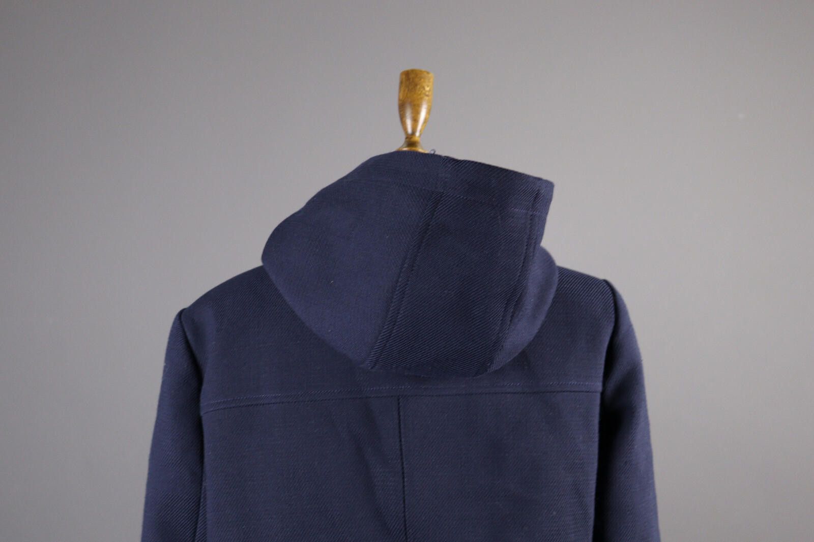 Designer Claudie Pierlot Wool Blue Duffle Coat Winter Jacket Size 40 Size M / US 6-8 / IT 42-44 - 6 Thumbnail