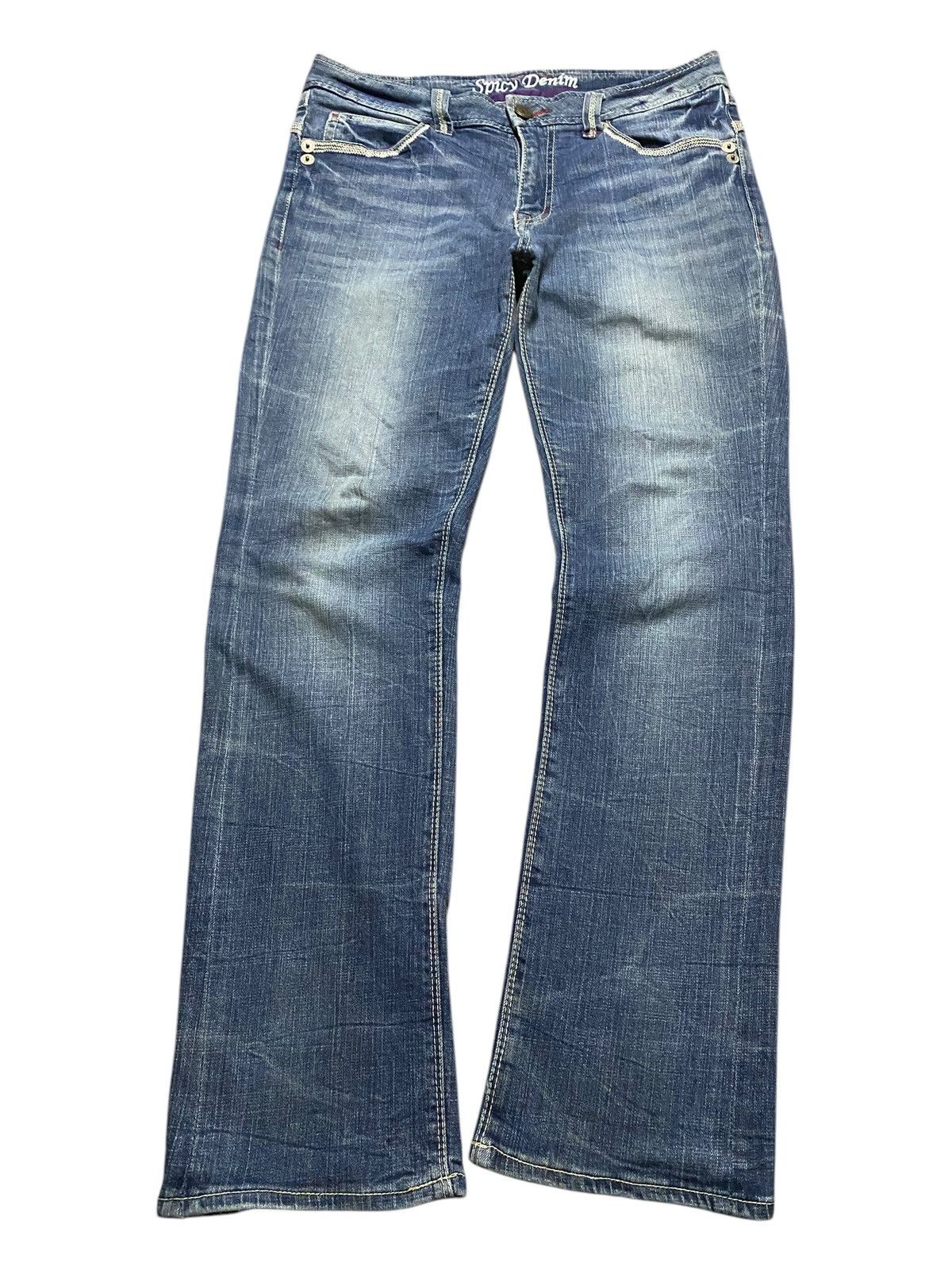 Japanese Brand Vintage Japanese Brand Spicy Denim Slim Fits Jeans Size US 34 / EU 50 - 2 Thumbnail