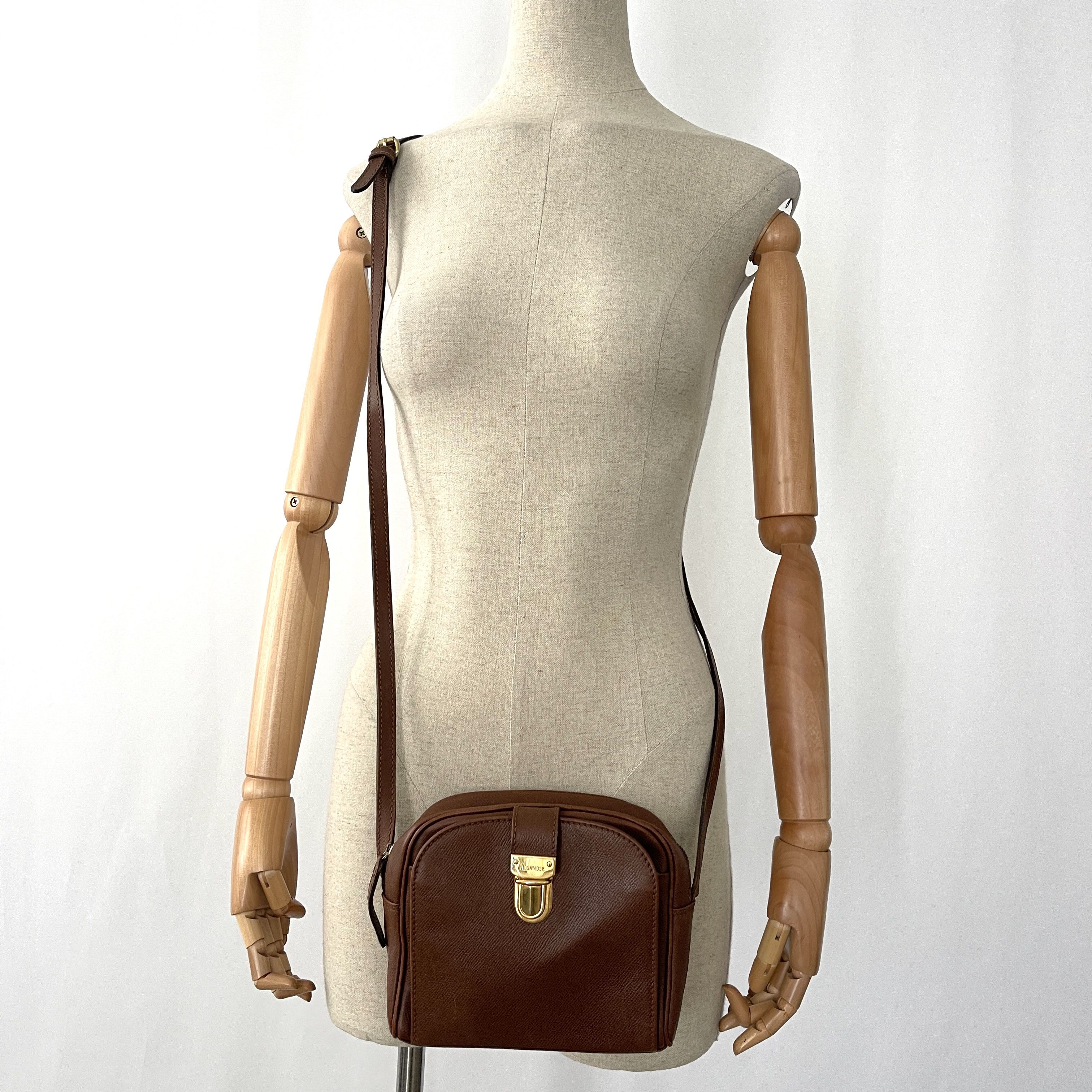 Jil Sander JIL SANDER Brown leather crossbody Bag Size ONE SIZE - 1 Thumbnail