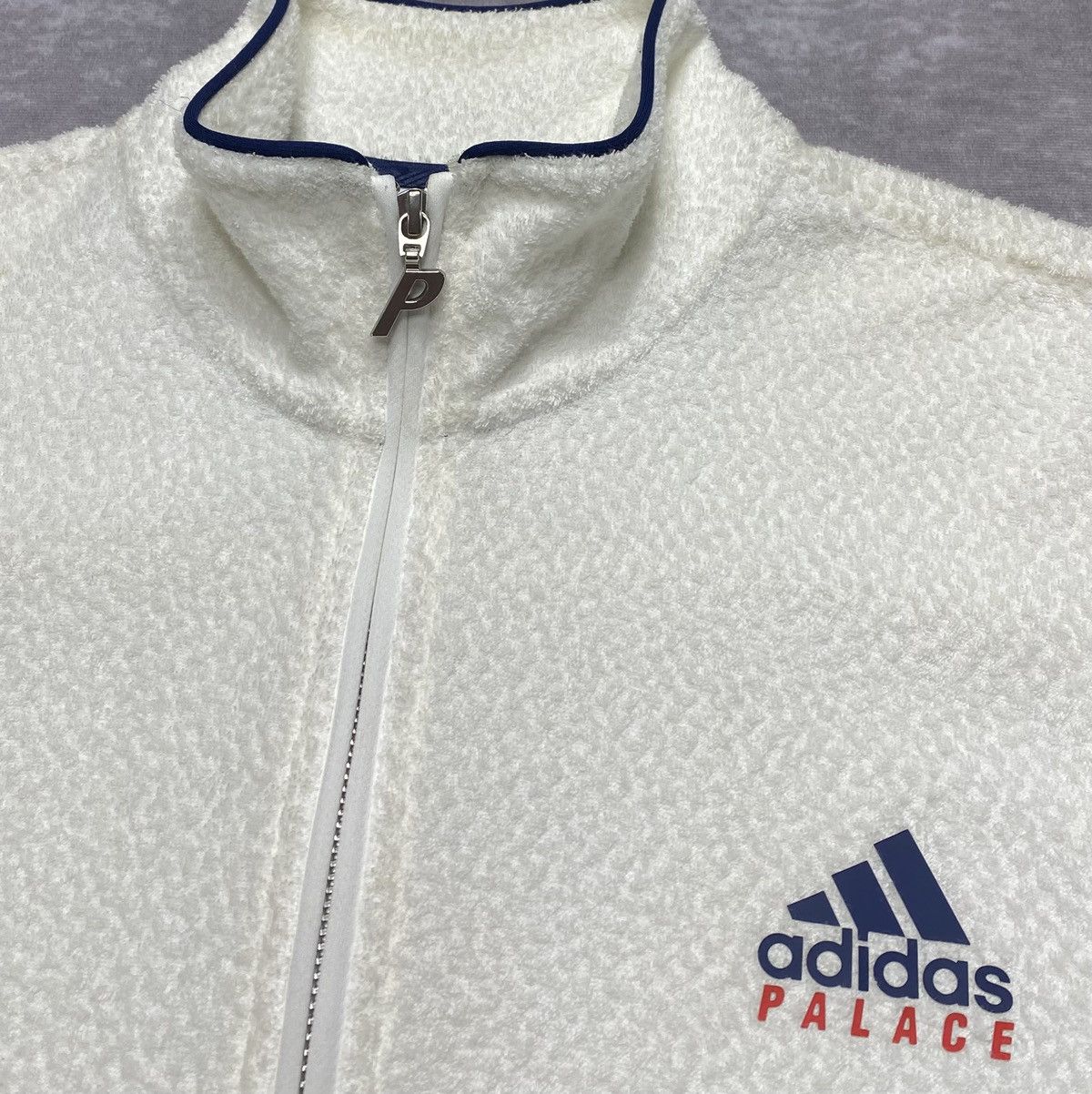 Adidas × Palace Palace x Adidas On Court Towel Track Jacket White(VEST ONLY) Size US L / EU 52-54 / 3 - 2 Thumbnail