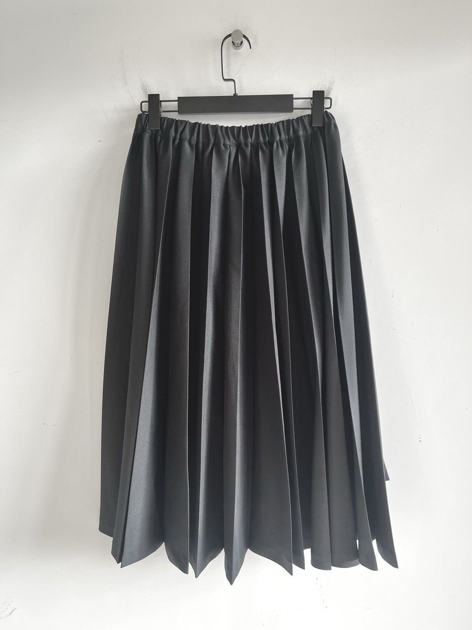 Comme des Garcons Black BLACK COMME des GARCONS - Double Layer Pleated Midi Skirt Size 27" / US 4 / IT 40 - 2 Thumbnail