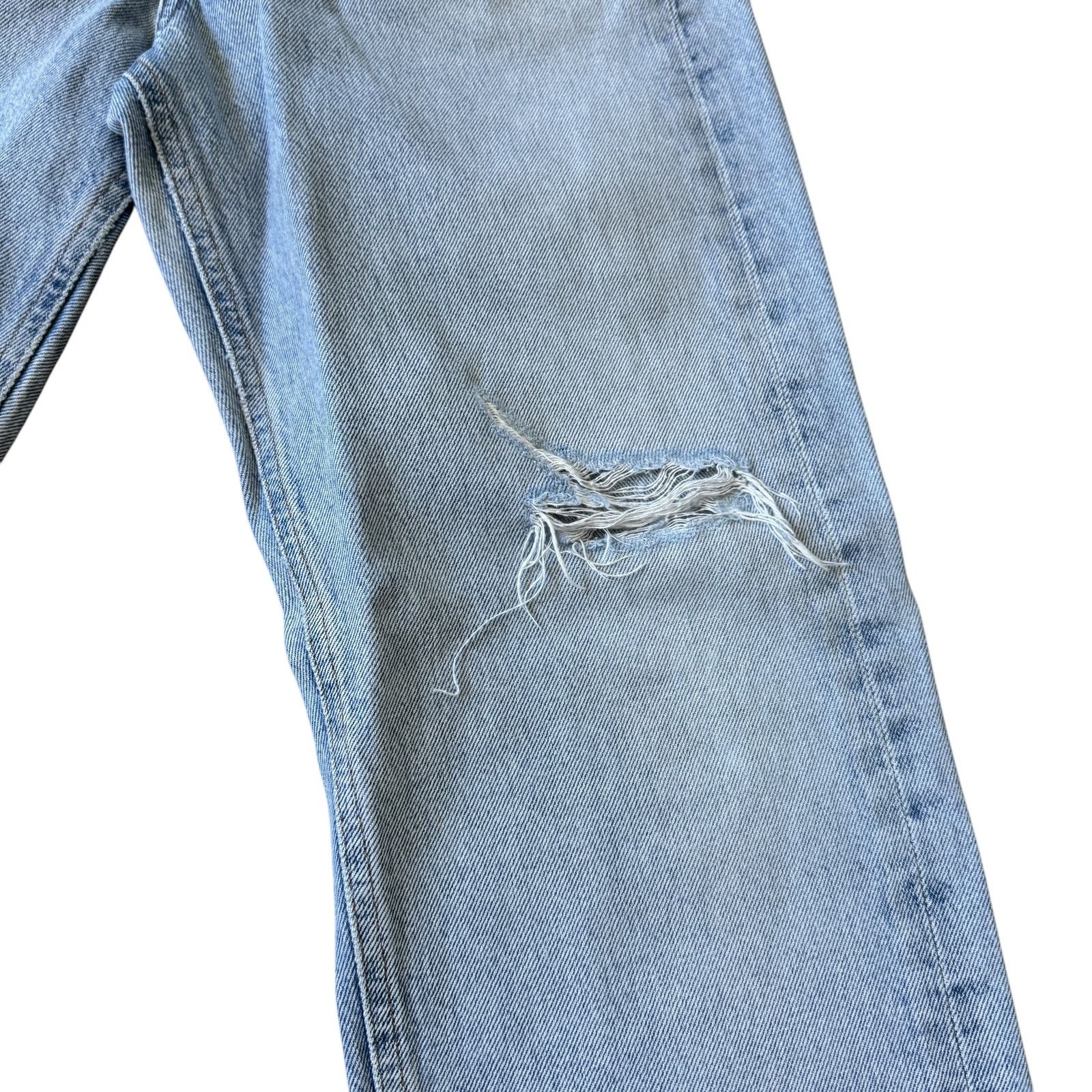 Agolde AGOLDE 90s Mid Rise Loose Fit Jean Captured Distressed Size 25" / US 0 / IT 36 - 6 Thumbnail