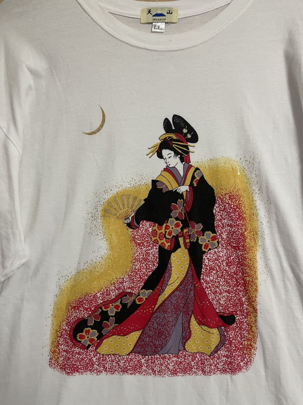 Japanese Brand Vintage Geisha Japan T shirt XL Moon Deity Size US XL / EU 56 / 4 - 3 Thumbnail