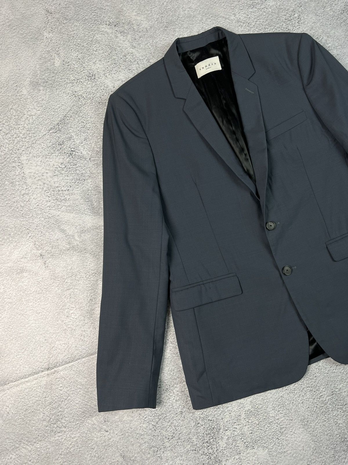 Designer × Sandro Sandro Paris luxury blazer jacket Size 52S - 3 Thumbnail