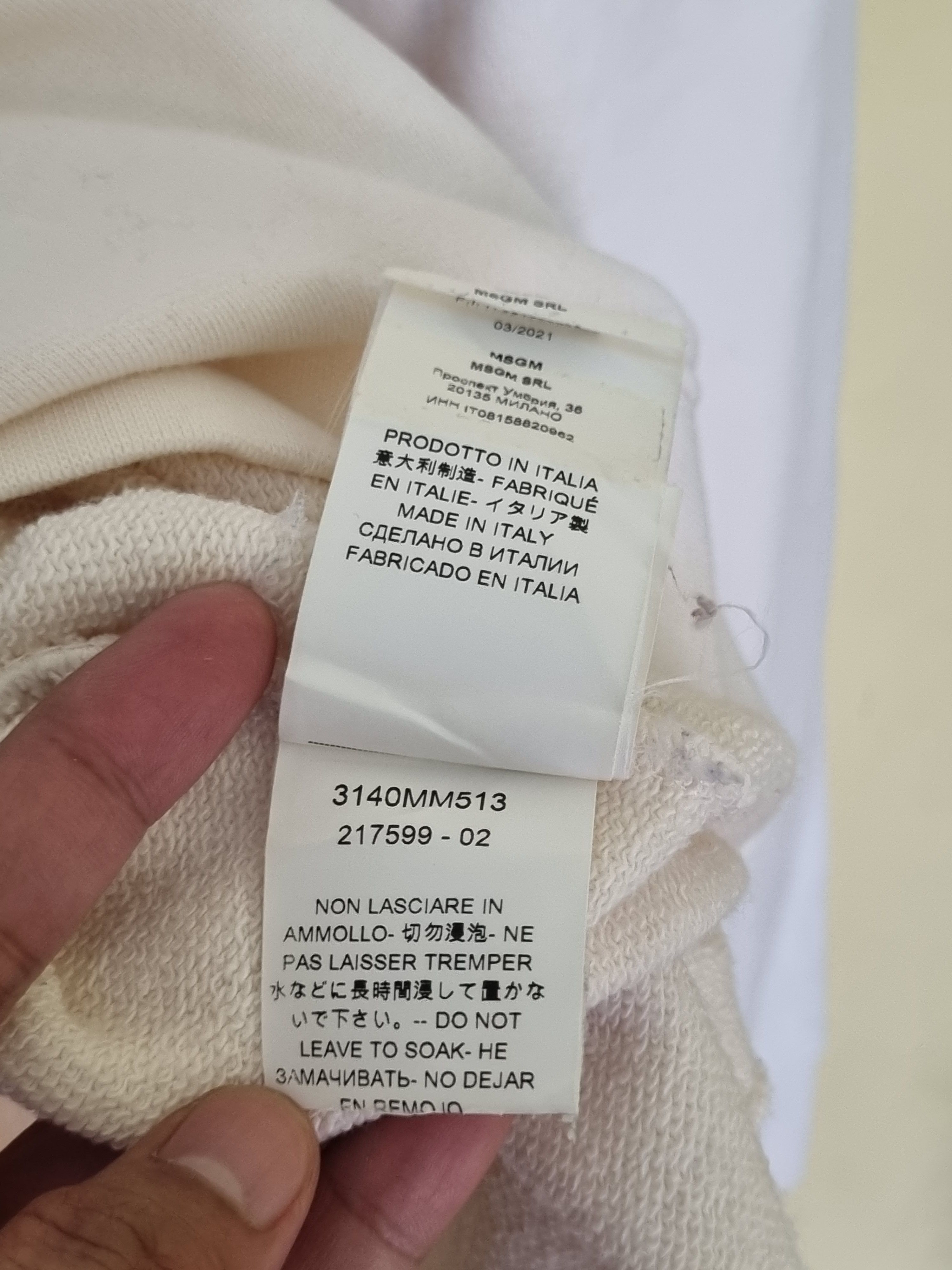 MSGM MSGM MILANO Sweatshirt Size US M / EU 48-50 / 2 - 6 Thumbnail