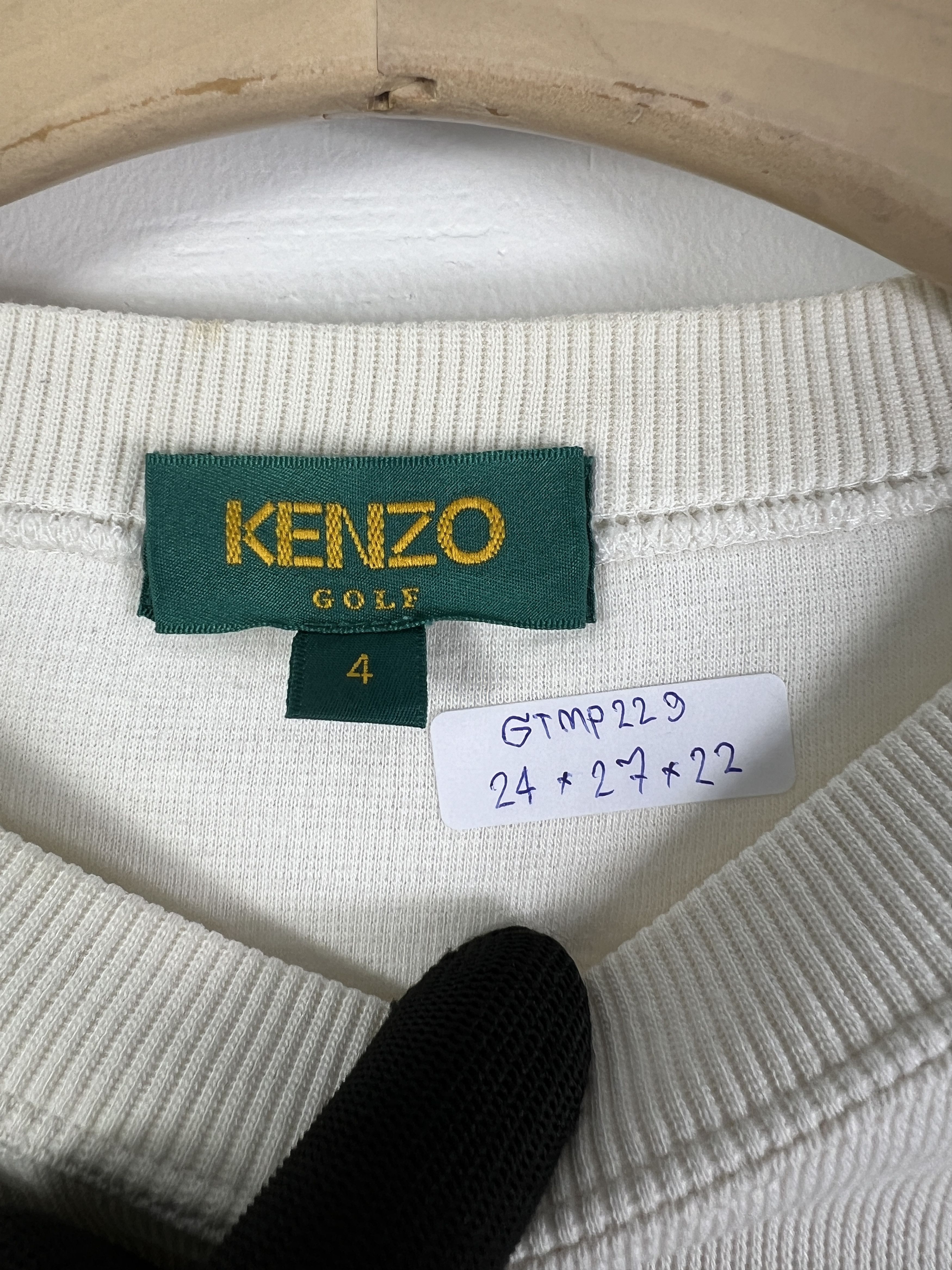 Kenzo KENZO Golf Spell Out Embroidery Sweatshirt (4) GTMP229 Size US XL / EU 56 / 4 - 3 Thumbnail