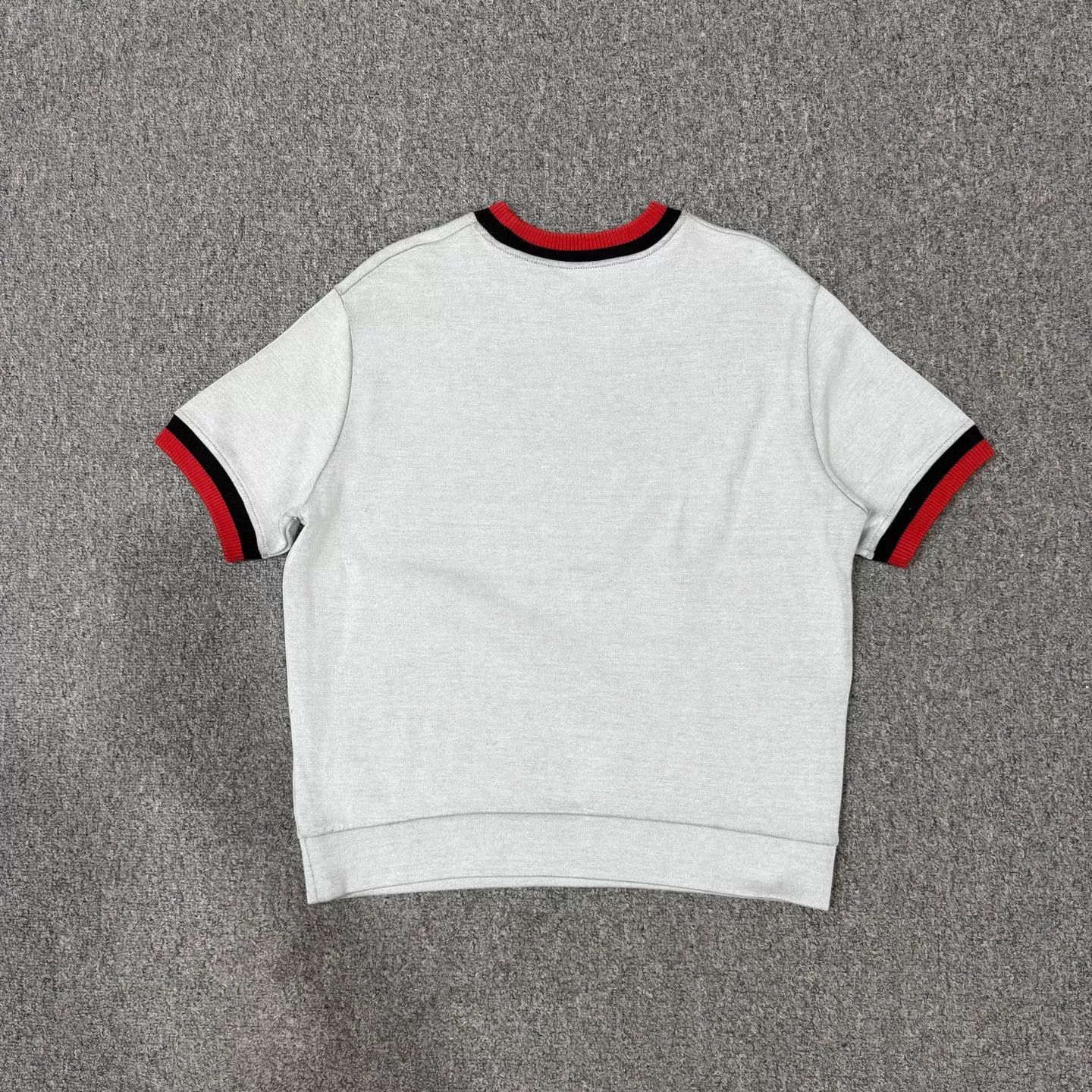 Prada Prada striped printed crewneck tee S 99 new Size S / US 4 / IT 40 - 2 Thumbnail
