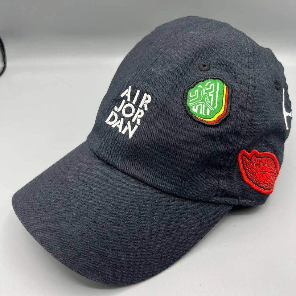 Jordan Brand Air Jordan 23 Flight Hat Men Jumpman Wings Strap Back Cap Size ONE SIZE - 3 Thumbnail