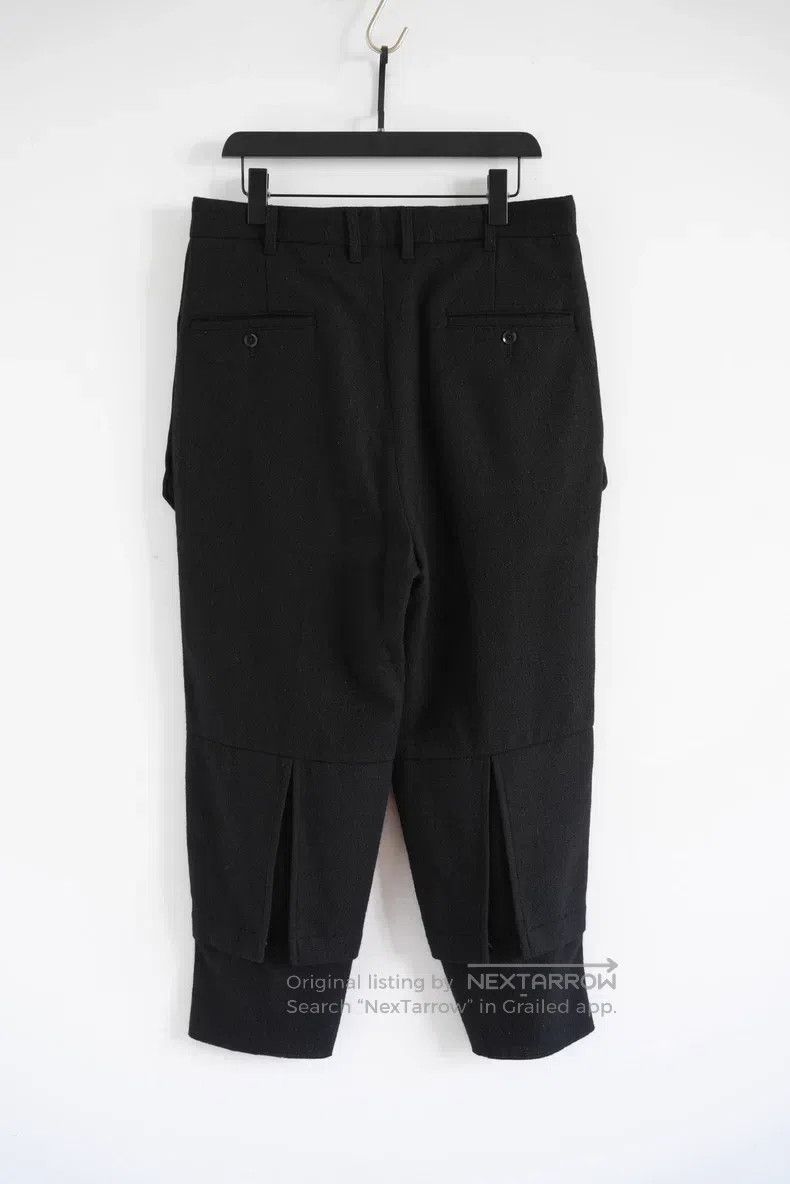 Yohji Yamamoto YOHJI YAMAMOTO size M Double-Layer Patchwork Ankle Pants Size US 27 - 2 Thumbnail