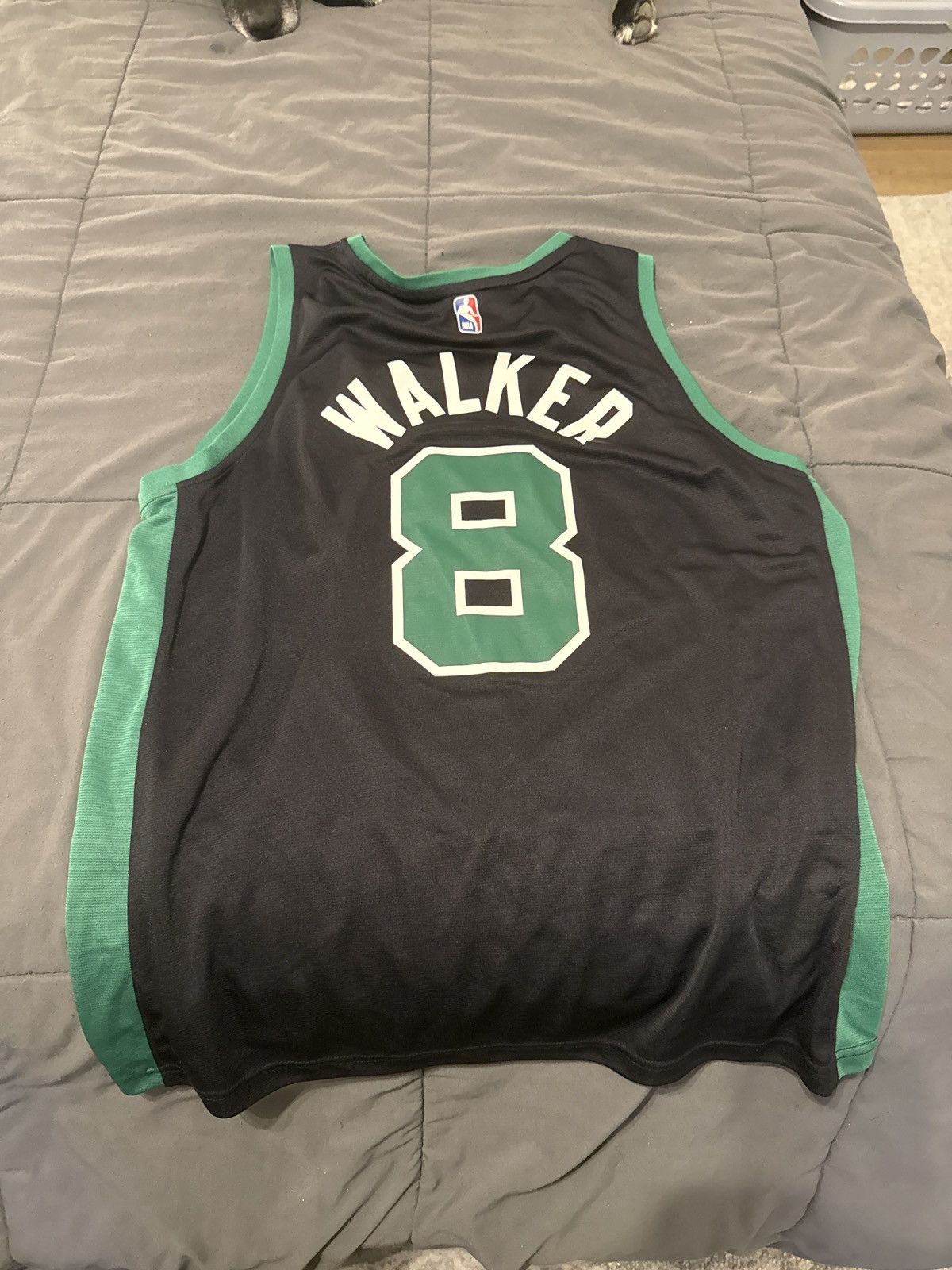 Nike Kemba Walker Celtics Jersey Black and Green No. 8 Size US L / EU 52-54 / 3 - 1 Thumbnail