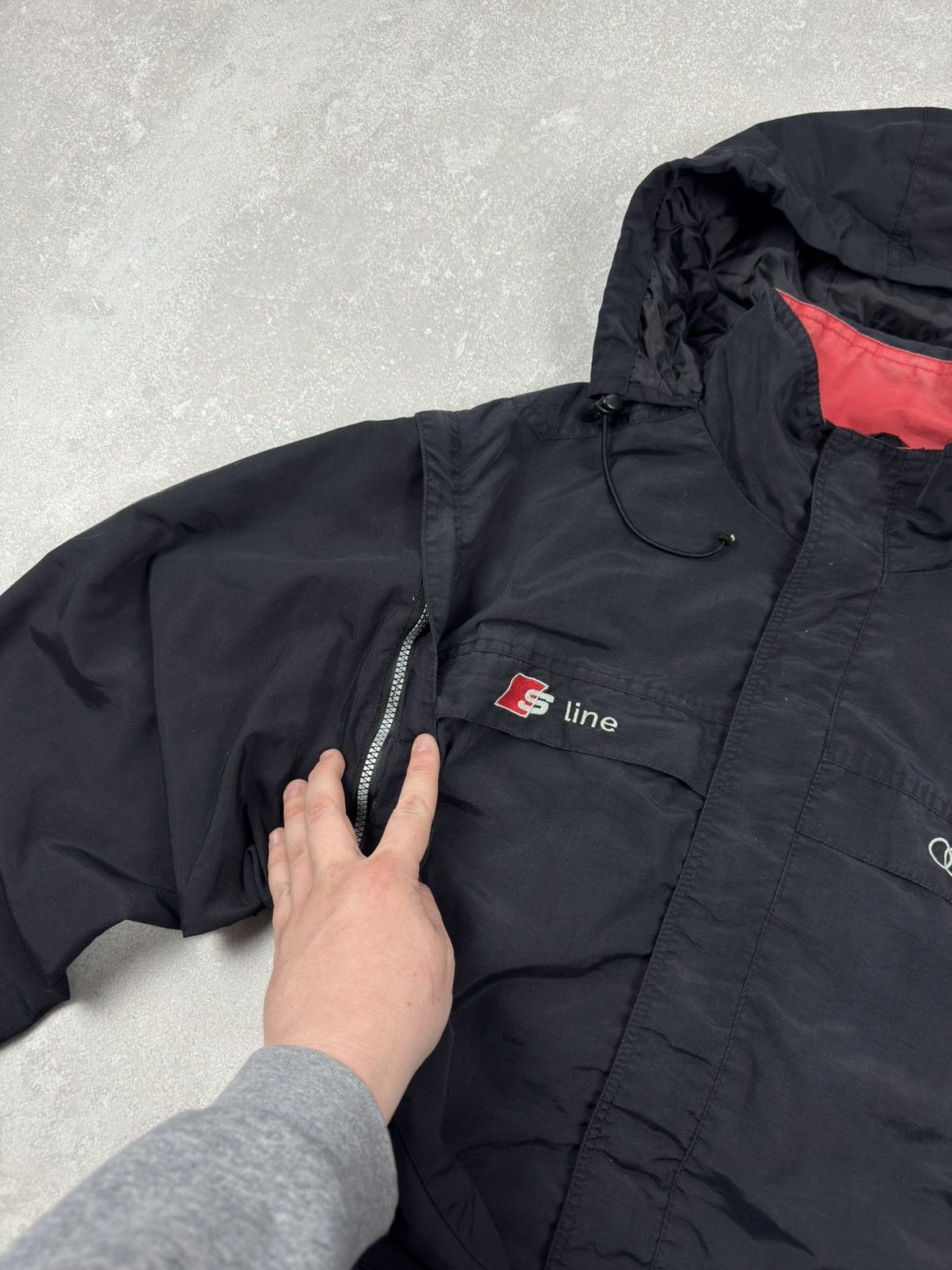 Audi Vintage Audi S-Line Racing Jacket Full Zip Vest 2 in 1 Size US L / EU 52-54 / 3 - 9 Thumbnail