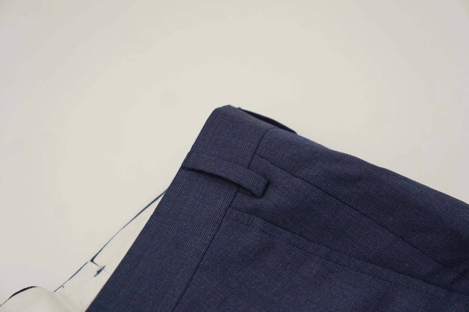 Suitsupply Men Suitsupply Pants Sienna Blue Wool Size UK/US34 Size 34R - 4 Thumbnail