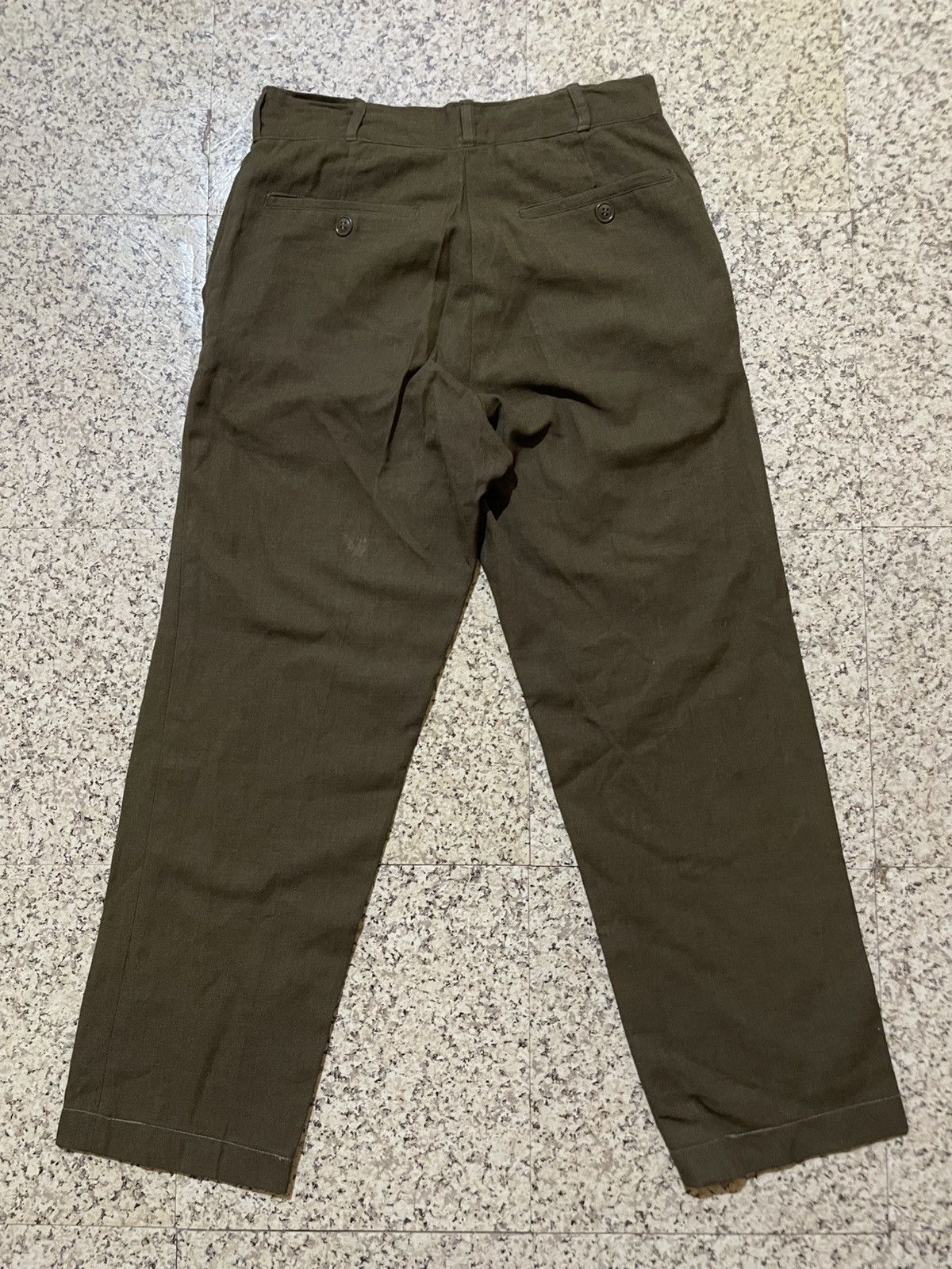 Vintage ARCHIVAL VINTAGE US ARMY M-1945 TROUSERS WWII KOREAN WAR ERA Size US 31 - 25 Thumbnail