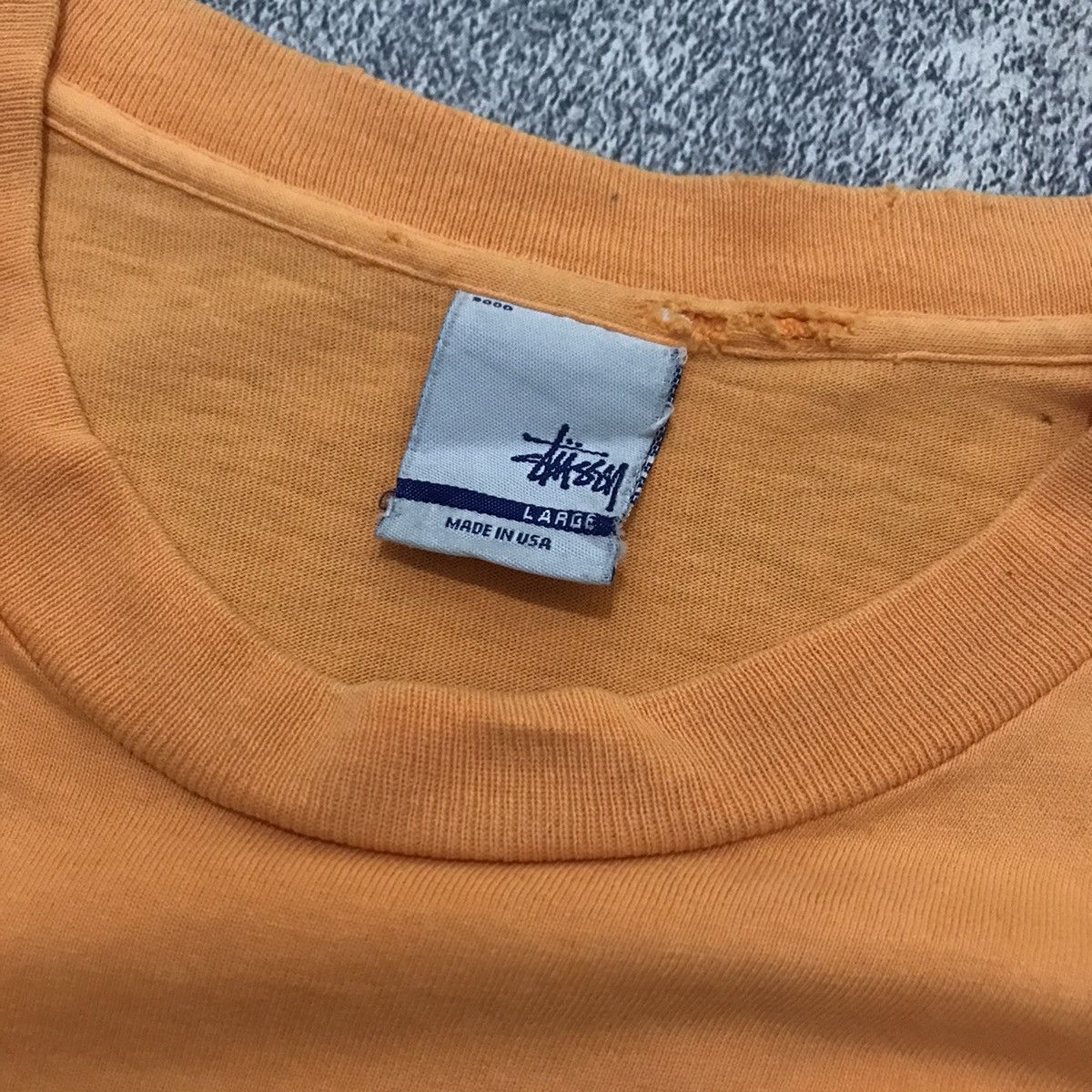 Stussy × Vintage Vintage 80S Stussy Tshirt Size US L / EU 52-54 / 3 - 3 Thumbnail