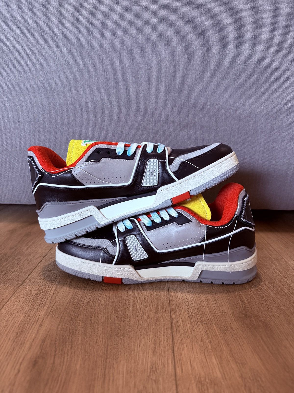 Louis Vuitton LOUIS VUITTON UPCYCLE TRAINER BLACK VIRGIL Size US 8 / EU 41 - 9 Thumbnail